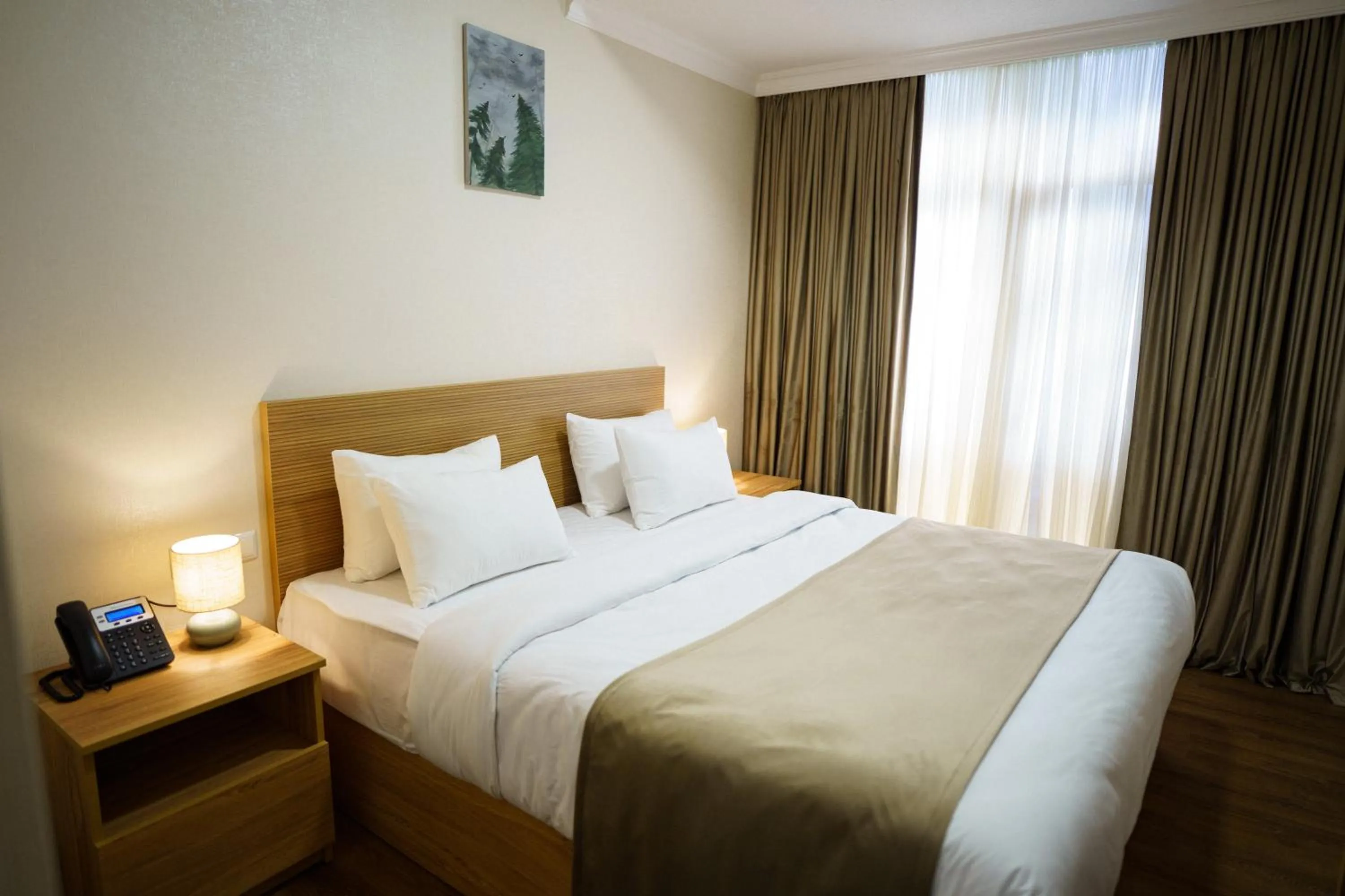 Bed in Green Palace Kutaisi