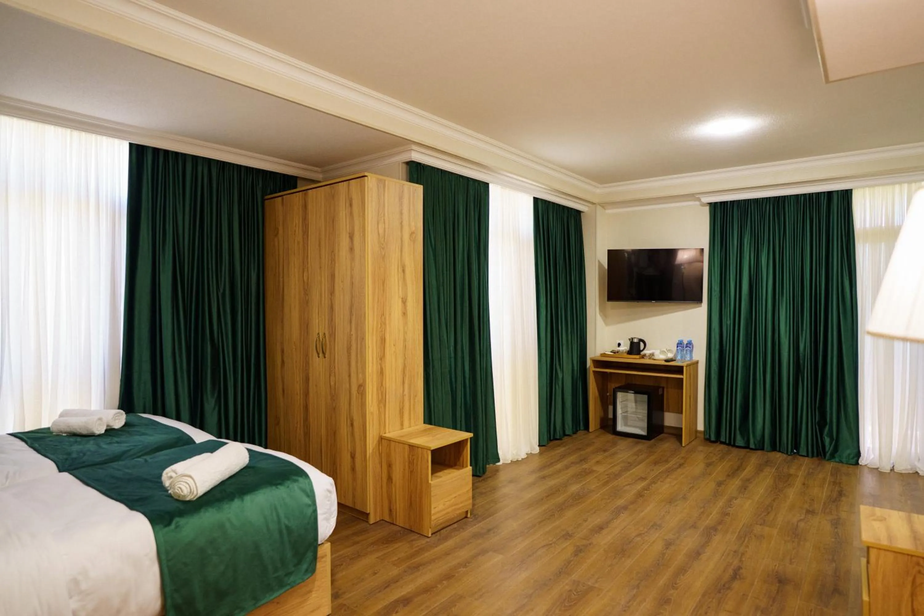 Bed in Green Palace Kutaisi