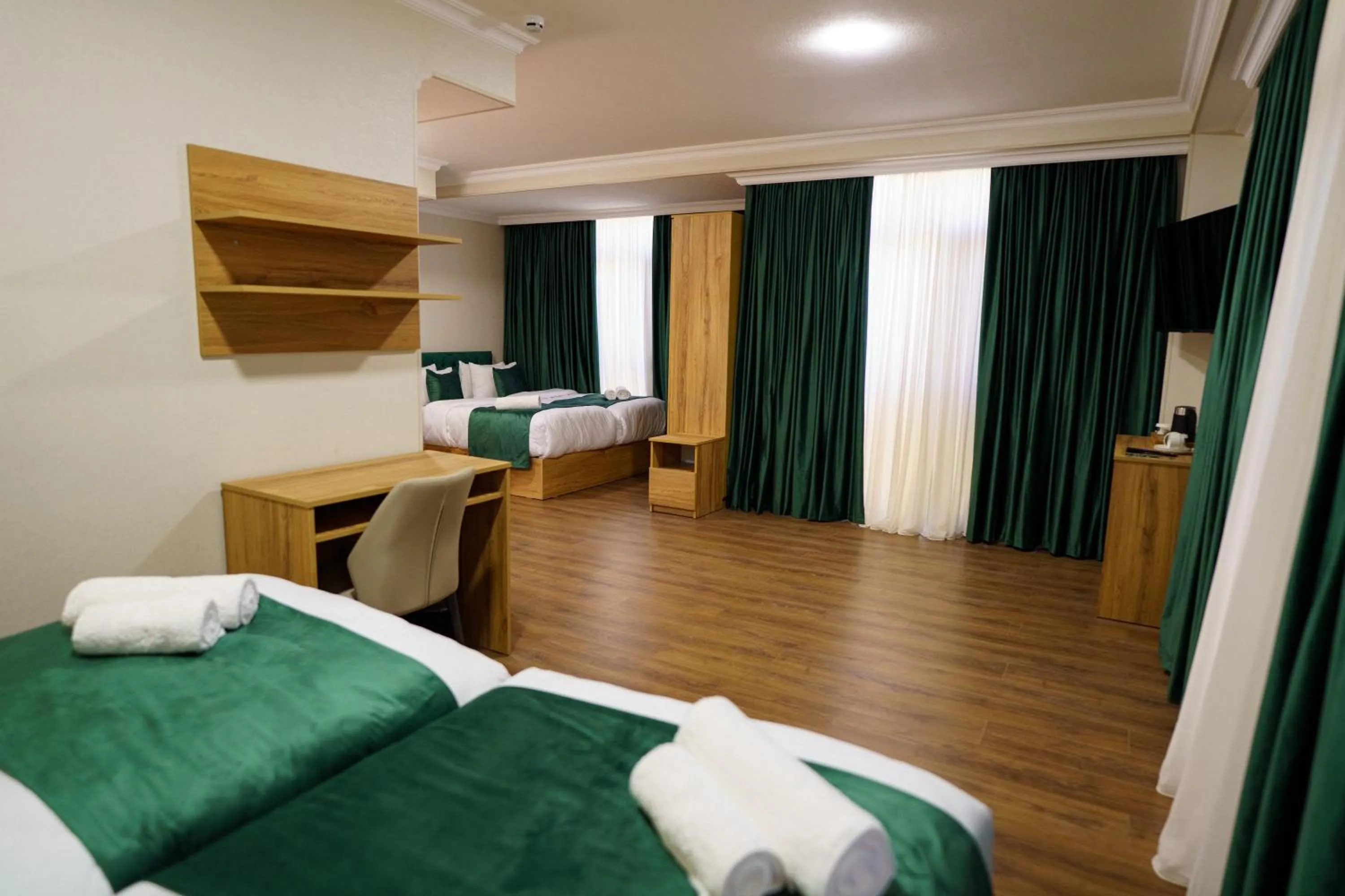 Bed in Green Palace Kutaisi