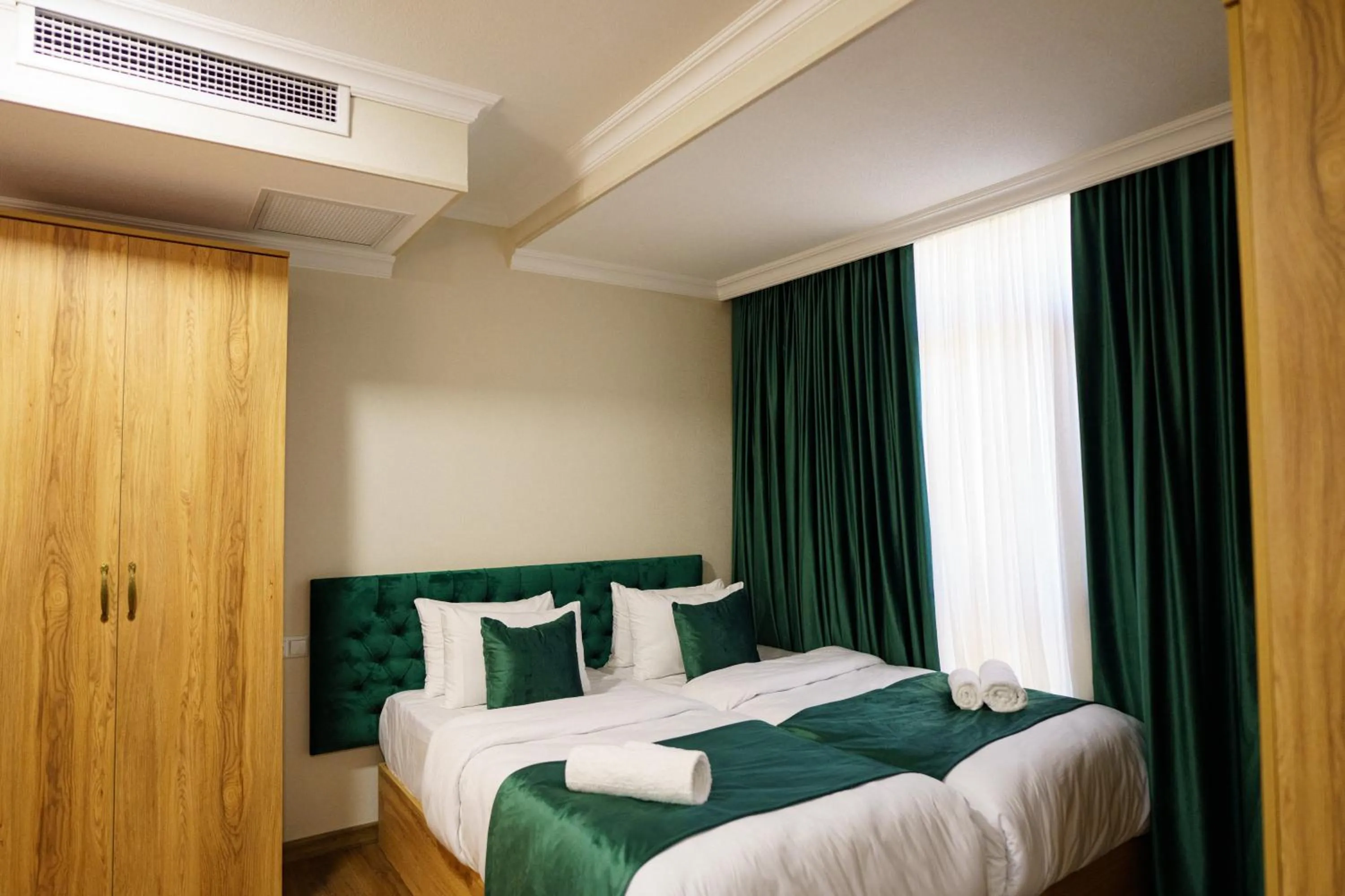 Bed in Green Palace Kutaisi