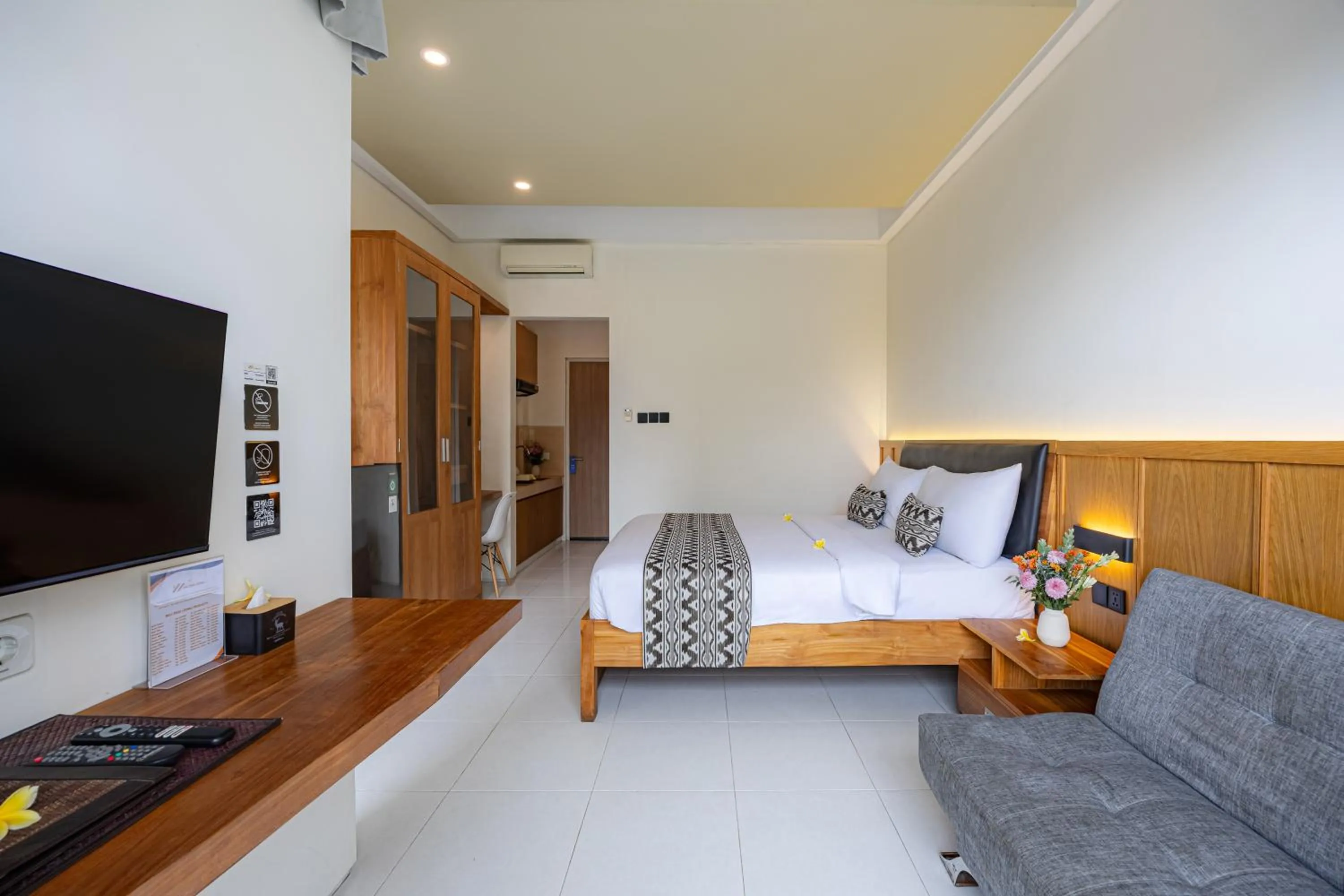 Bedroom, Bed in Bali True Living