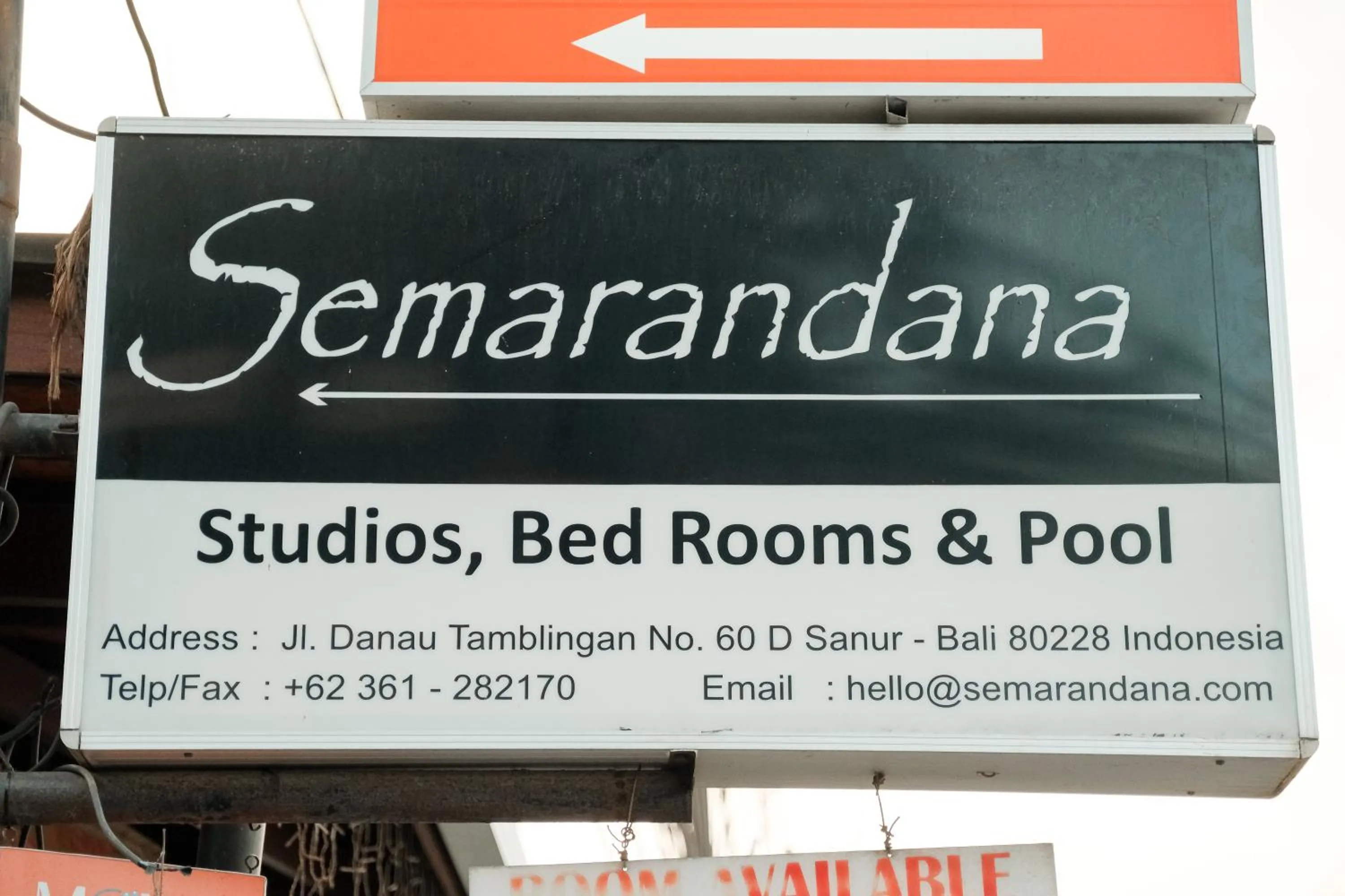 Property logo or sign in Semarandana Bedrooms and Pool