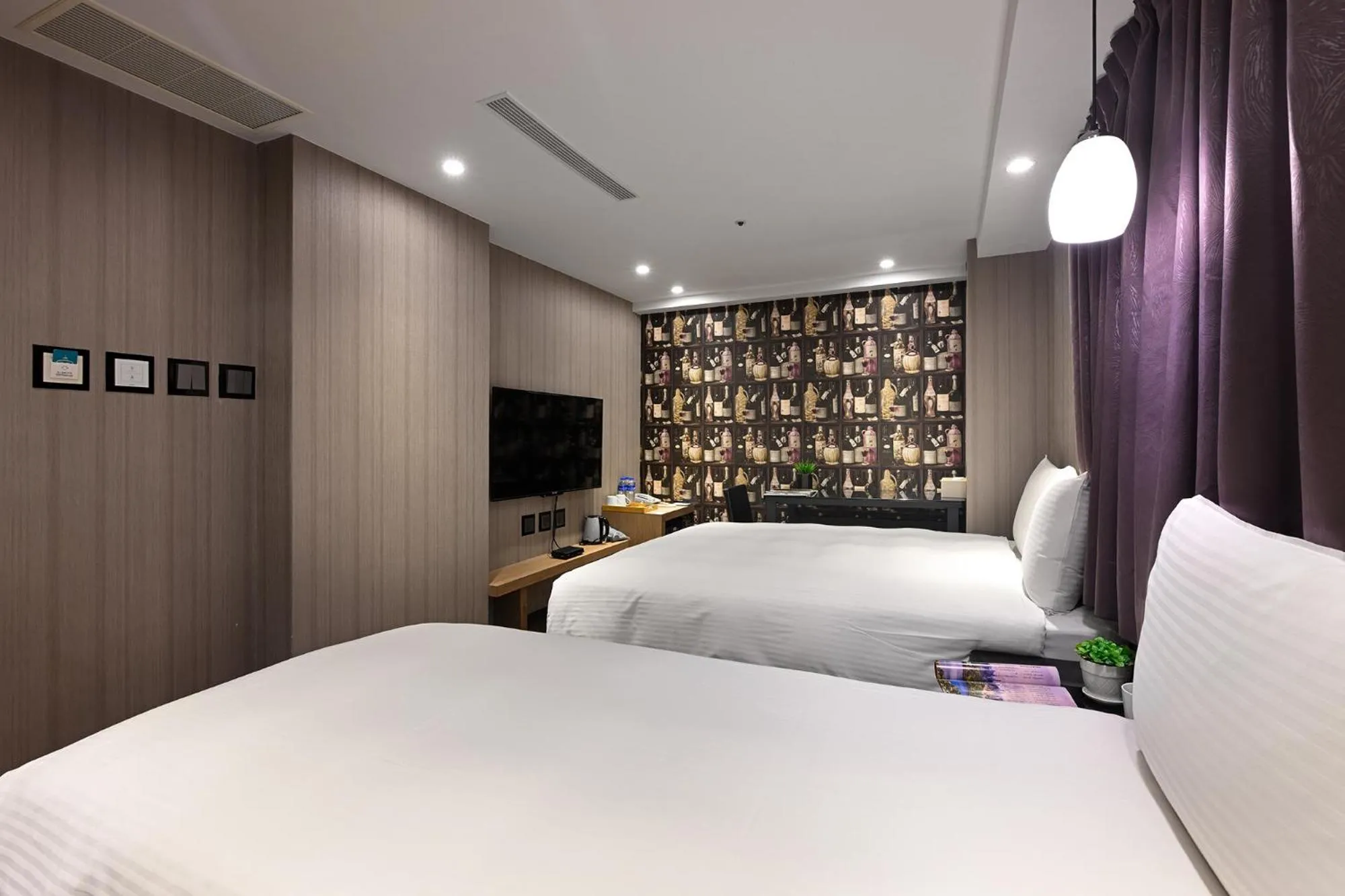 Bed in 綺樂文旅 開封館 Le Room Hotel Kaifeng