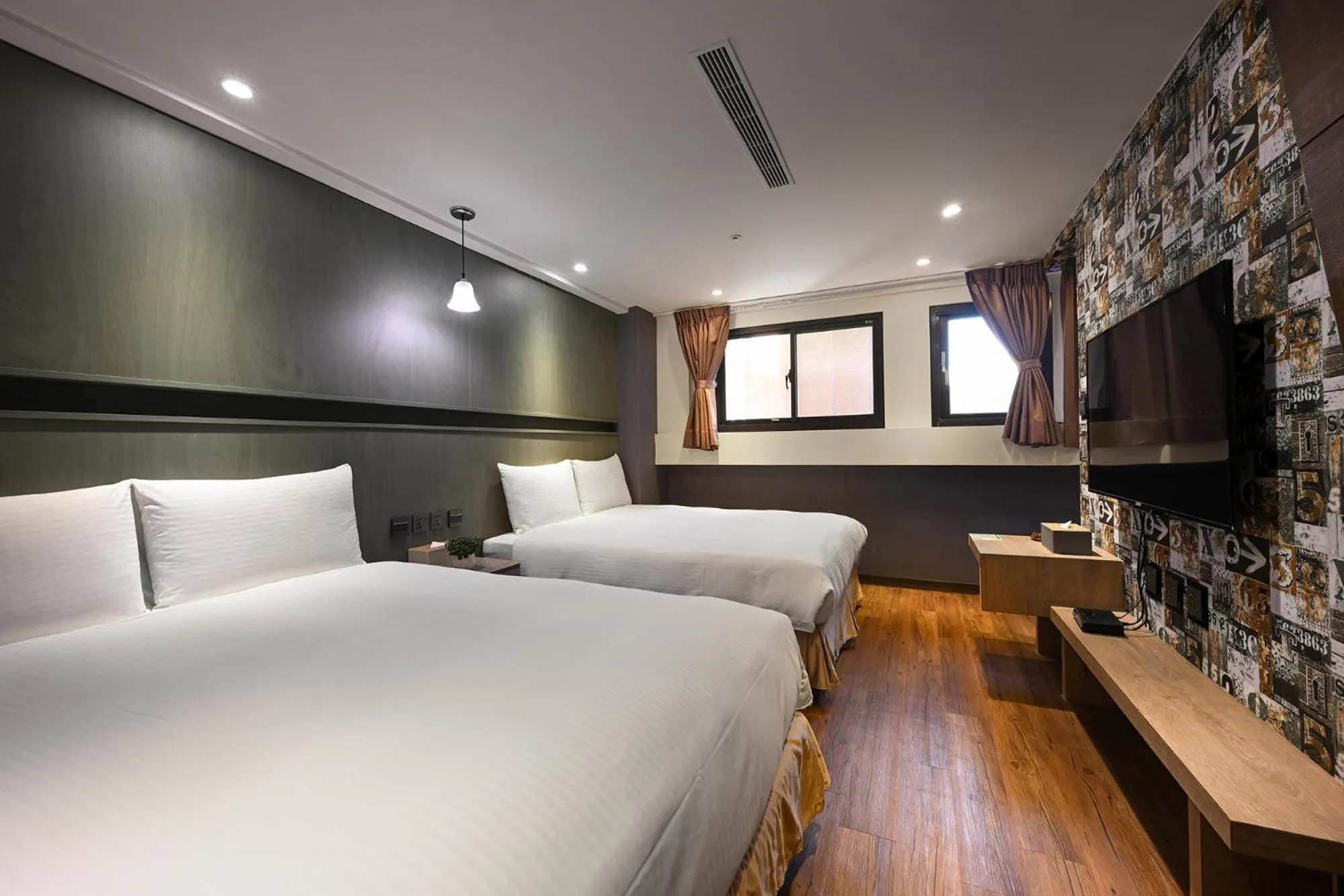 Bed in 綺樂文旅 開封館 Le Room Hotel Kaifeng