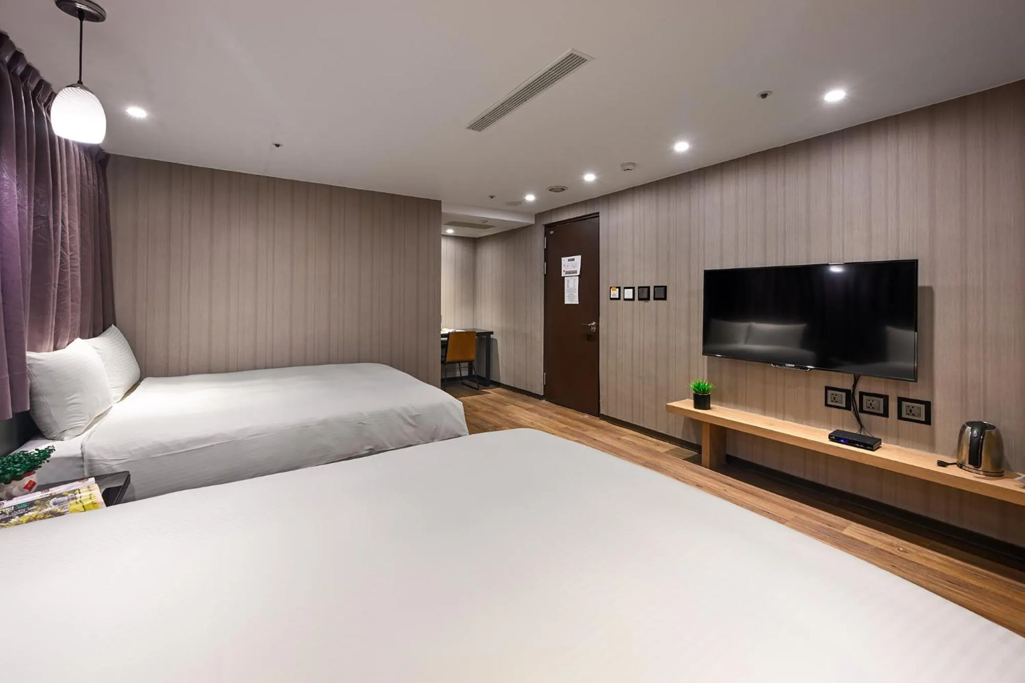 Bed in 綺樂文旅 開封館 Le Room Hotel Kaifeng