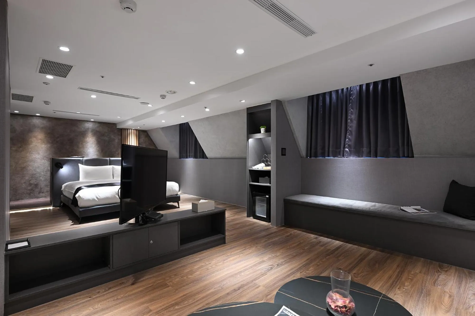 Bed in 綺樂文旅 開封館 Le Room Hotel Kaifeng