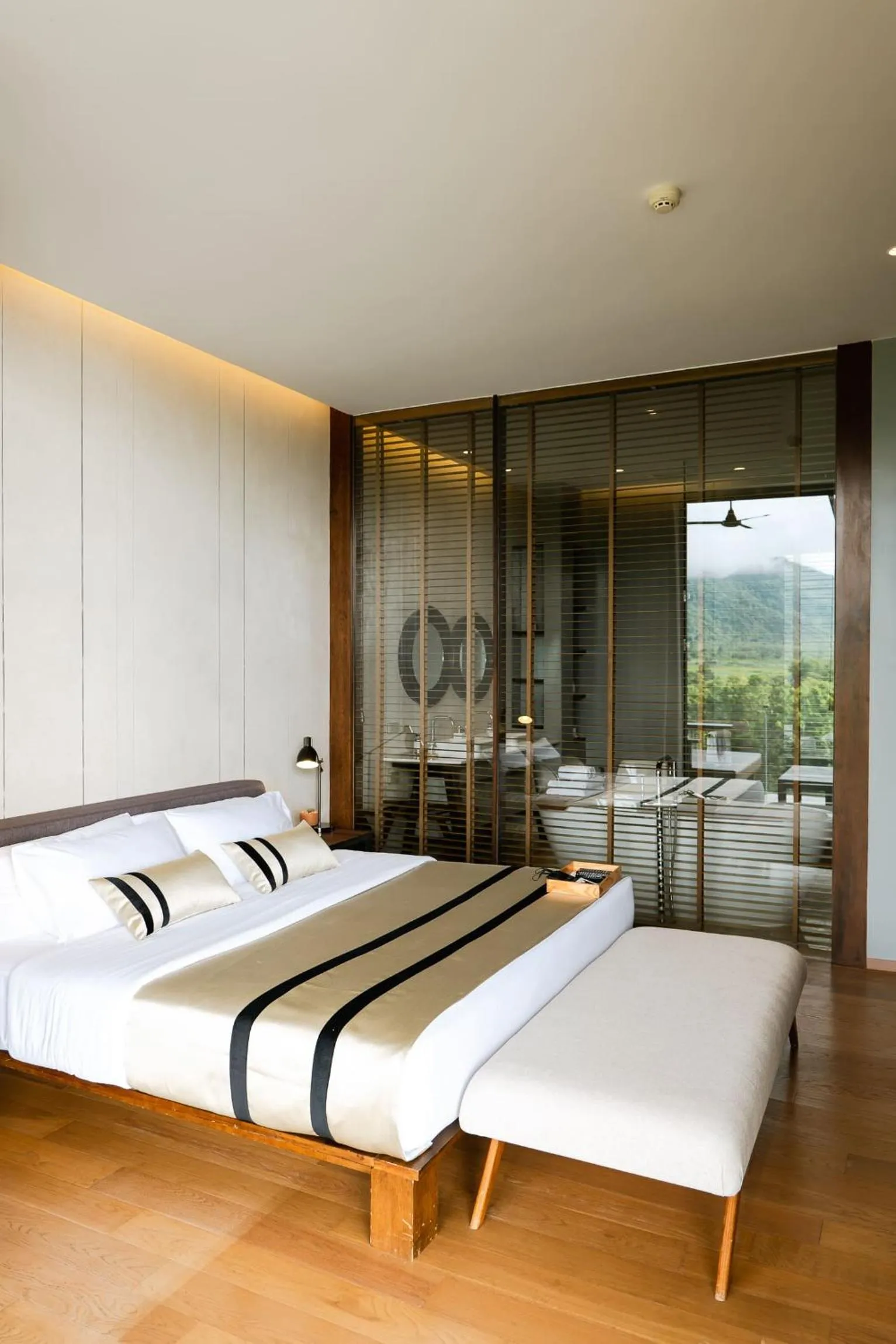 Bed in atta Lakeside Resort Suite - SHA Plus Certified