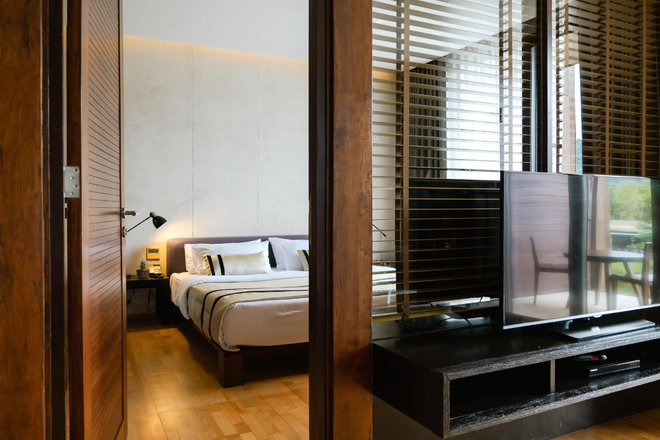 Bed in atta Lakeside Resort Suite - SHA Plus Certified