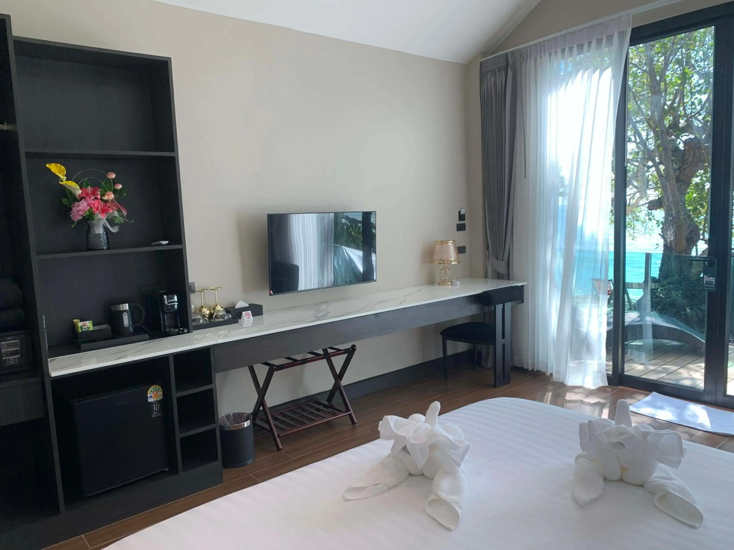 Bed in Sangtawan Resort