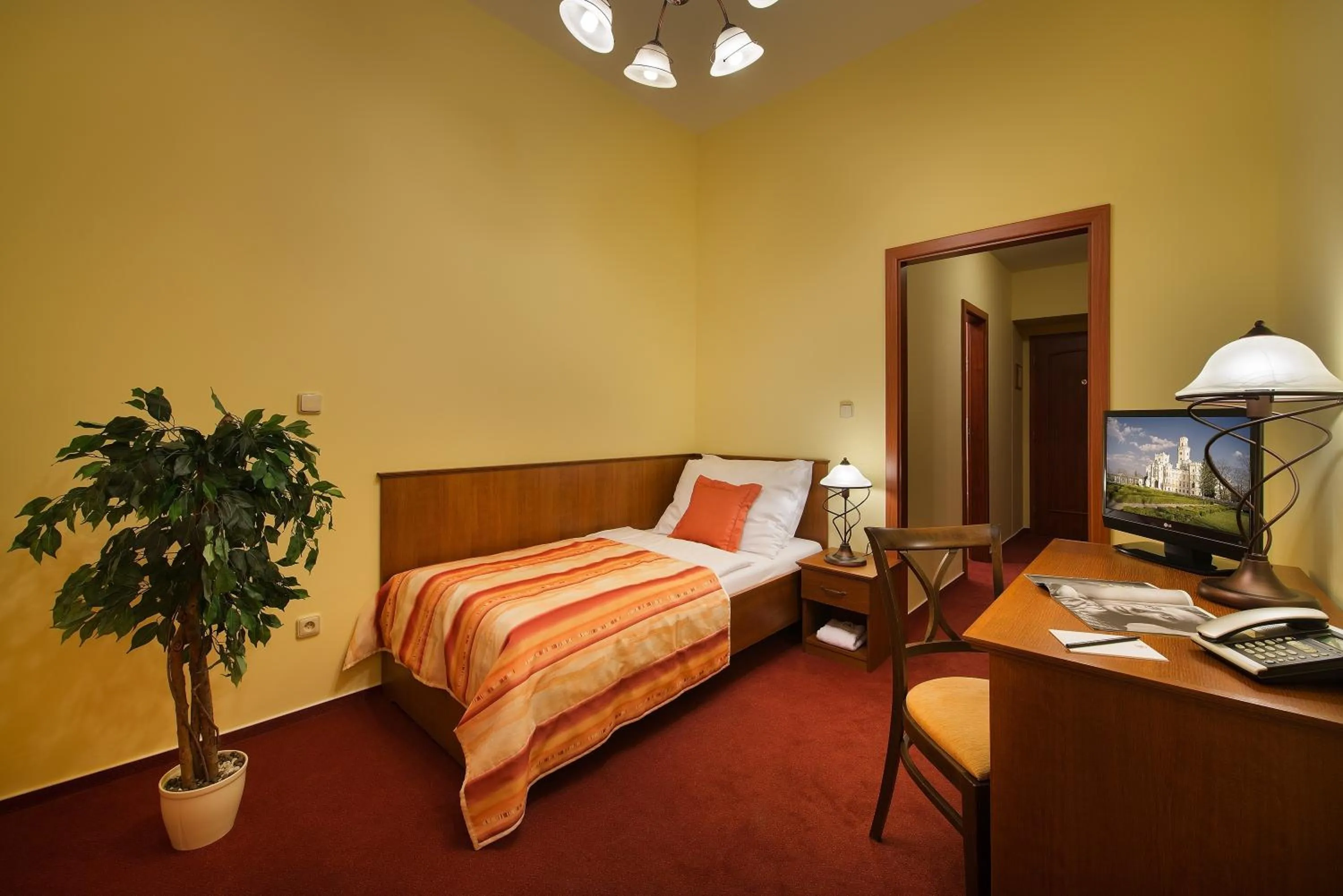 Bedroom, Bed in Residence Knížecí Dvůr