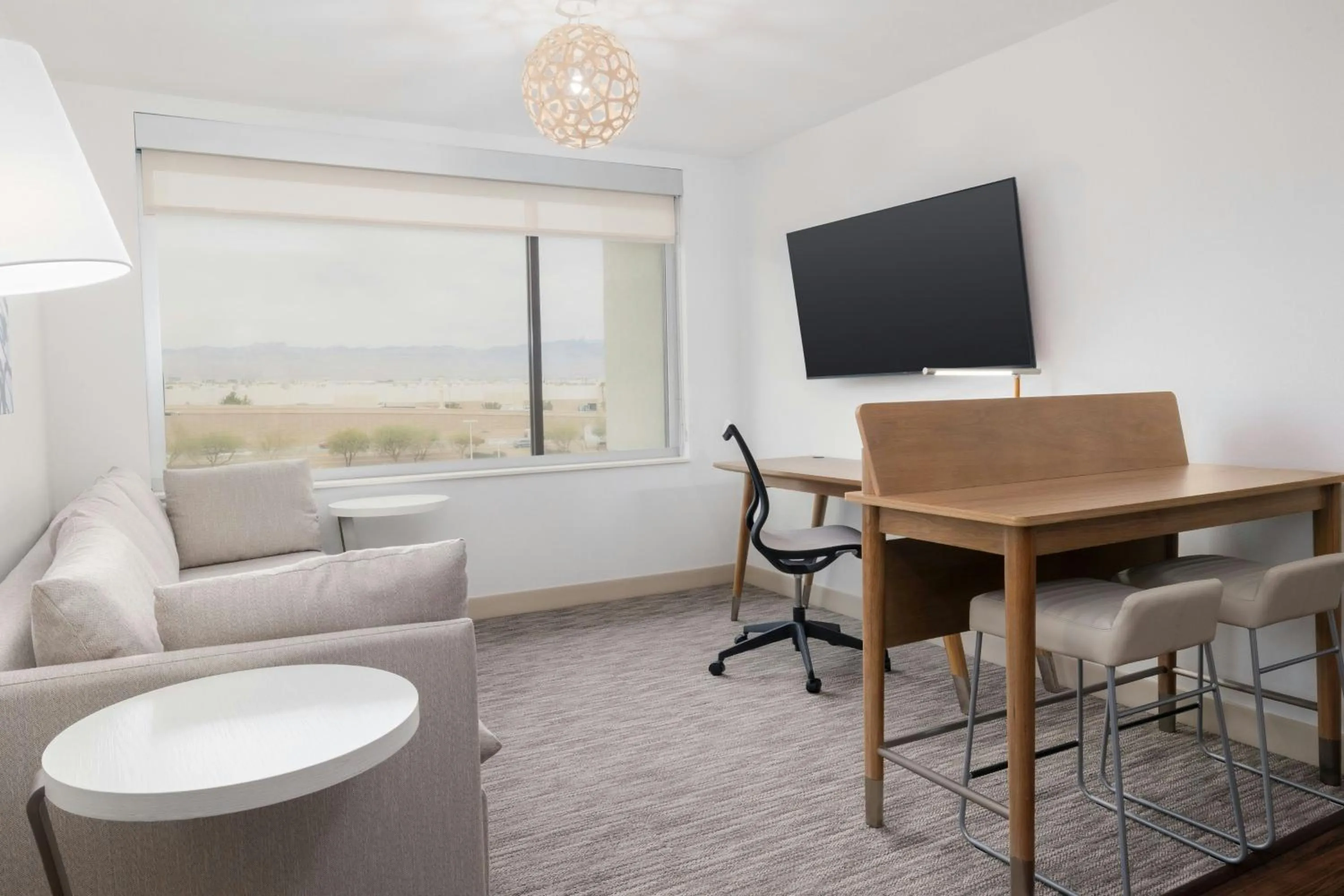 Living room in Element Las Vegas Airport