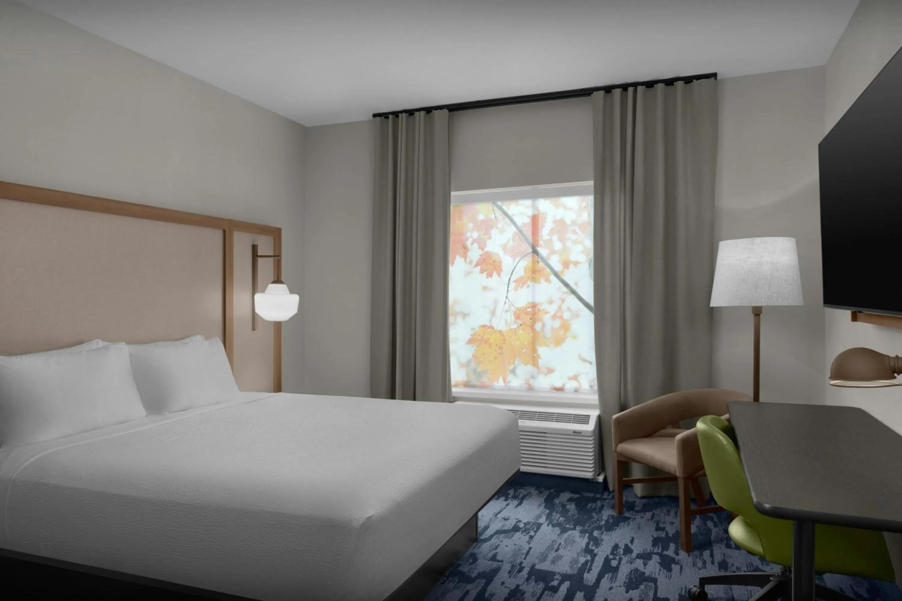 Photo of the whole room, Bed in Fairfield Inn & Suites Weldon