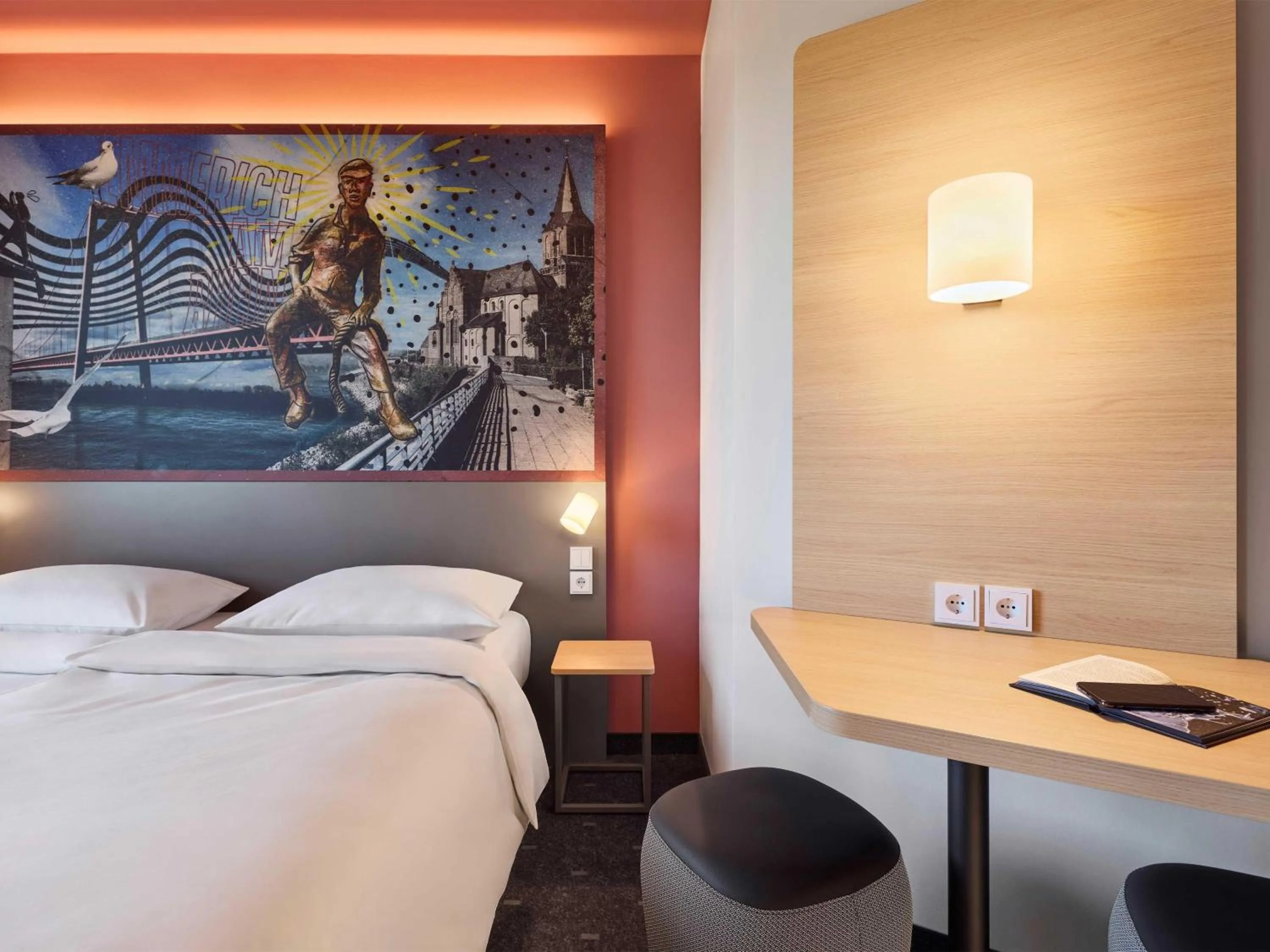 Photo of the whole room, Bed in B&B HOTEL Emmerich