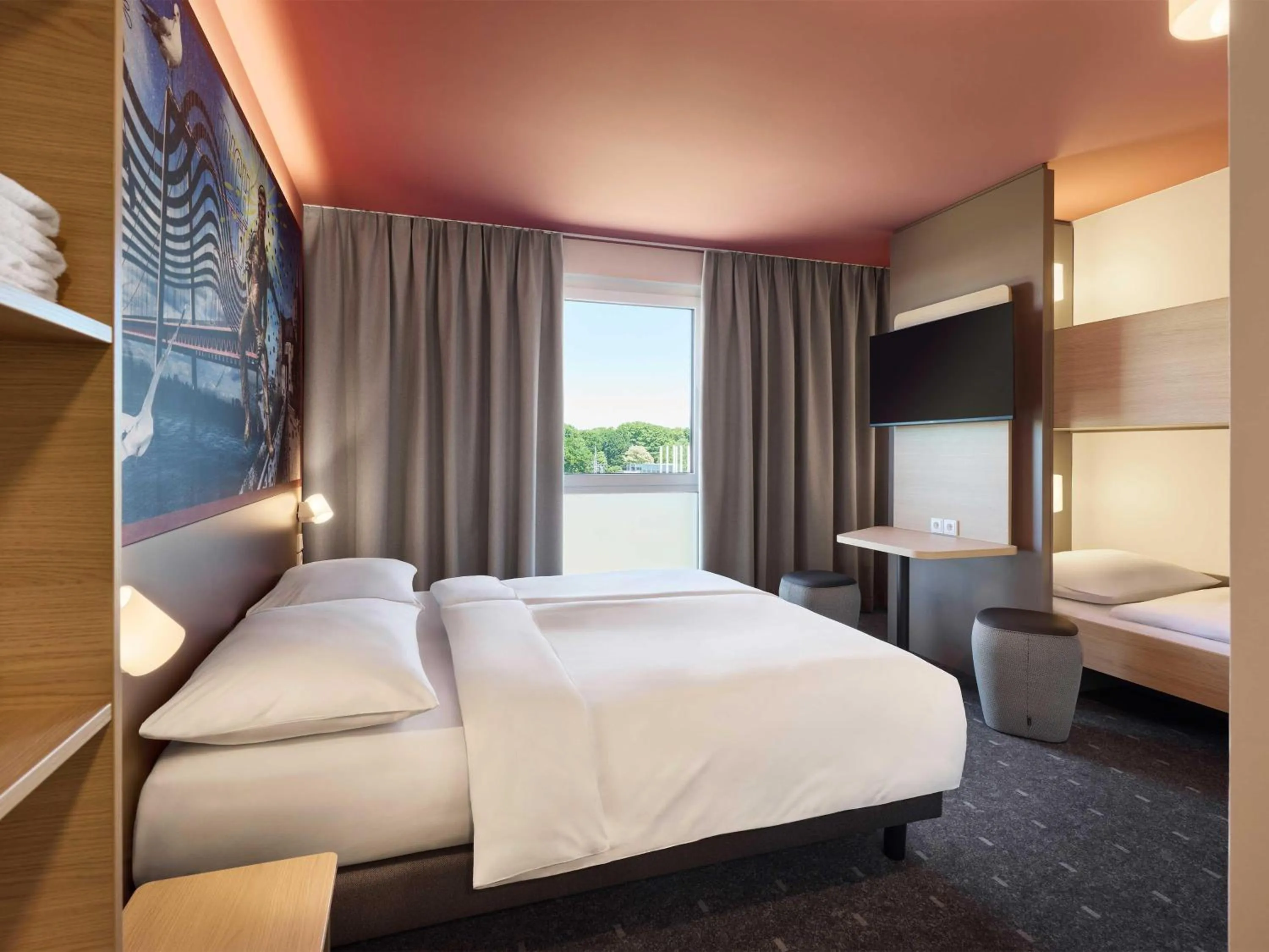 Photo of the whole room, Bed in B&B HOTEL Emmerich