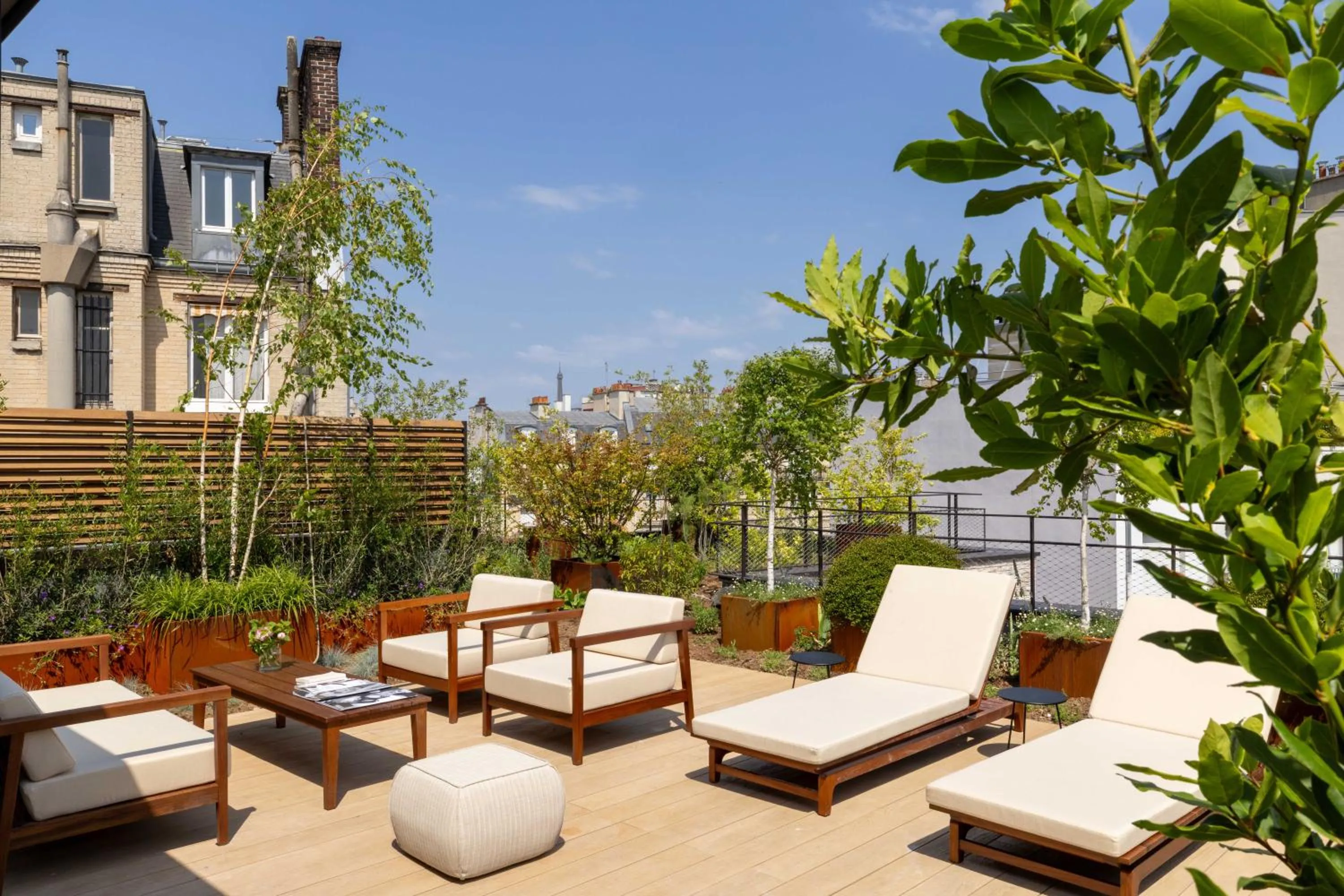 Patio in Belinda Hôtel & Spa