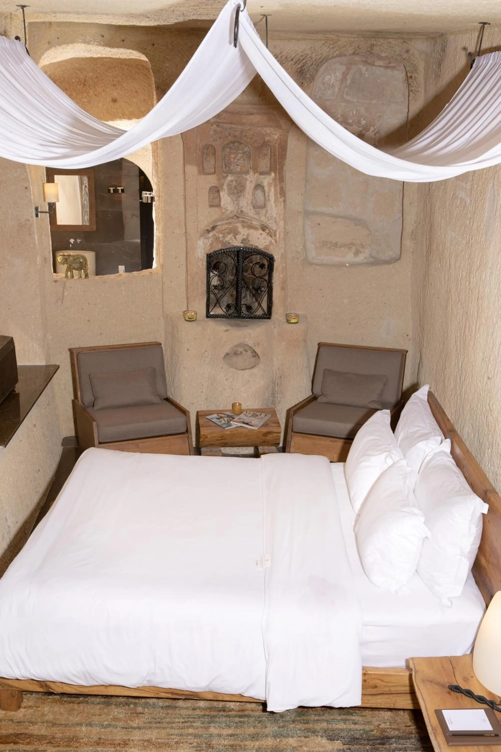 Bedroom, Bed in Exedra Cappadocia