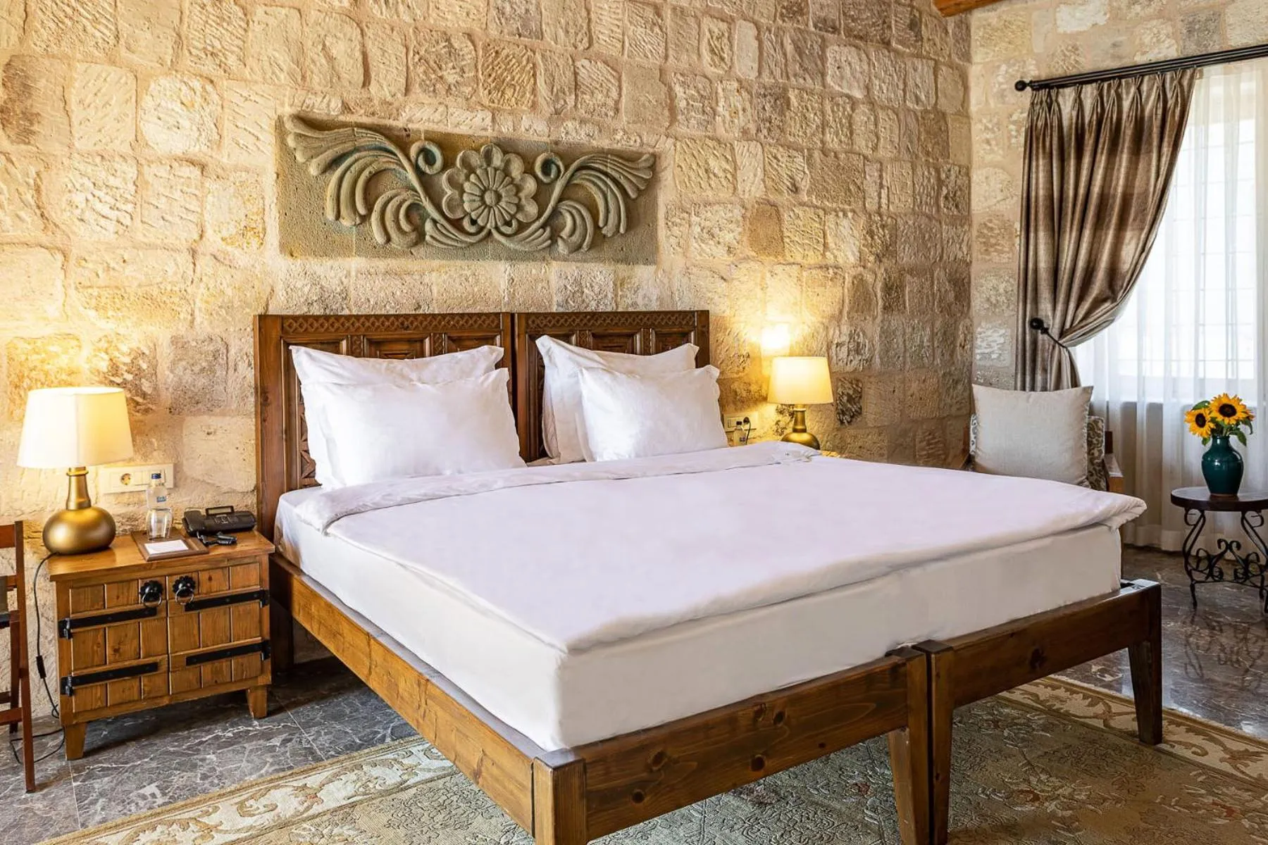 Bedroom, Bed in Exedra Cappadocia