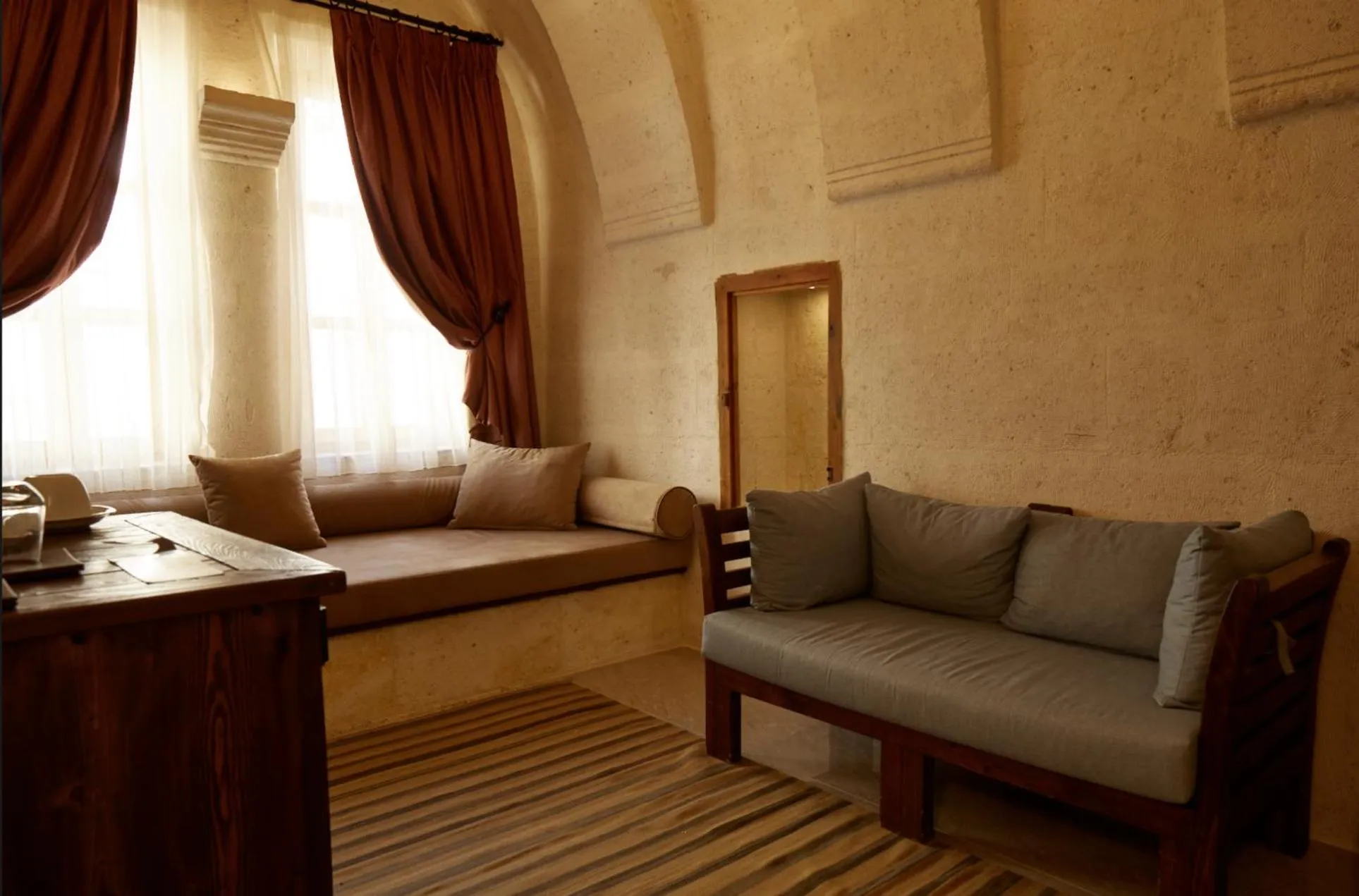 Bathroom, Bed in Exedra Cappadocia