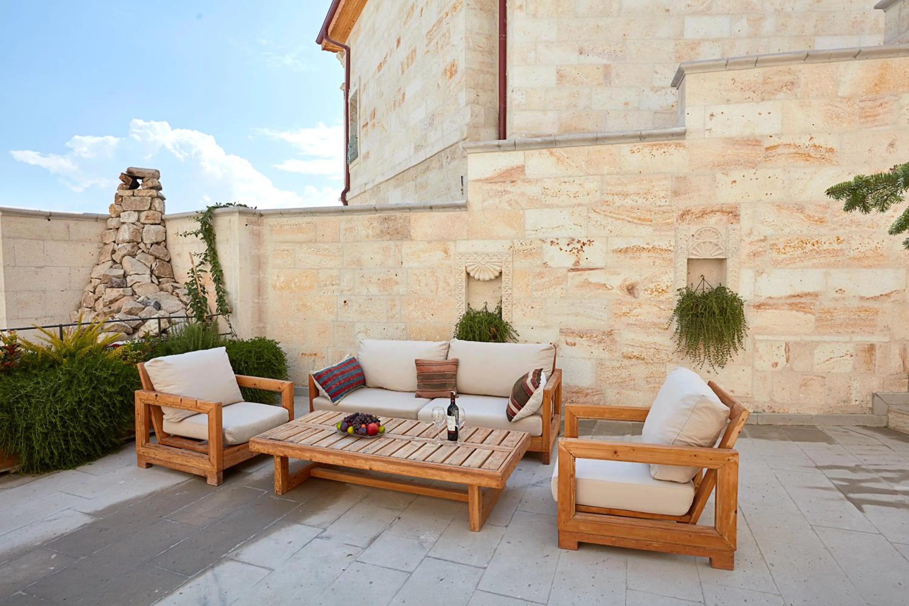 Seating area in Exedra Cappadocia