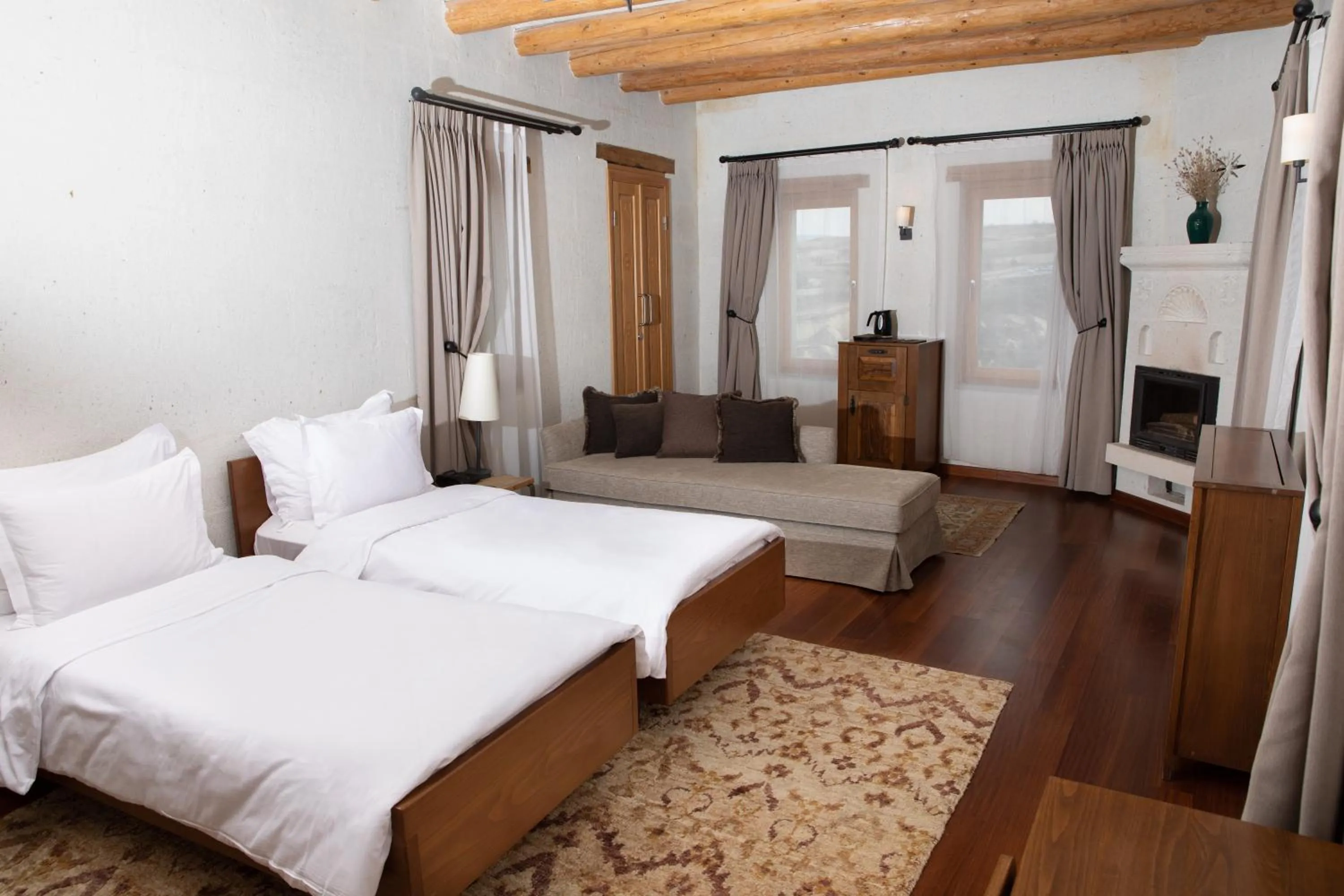 Bedroom, Bed in Exedra Cappadocia