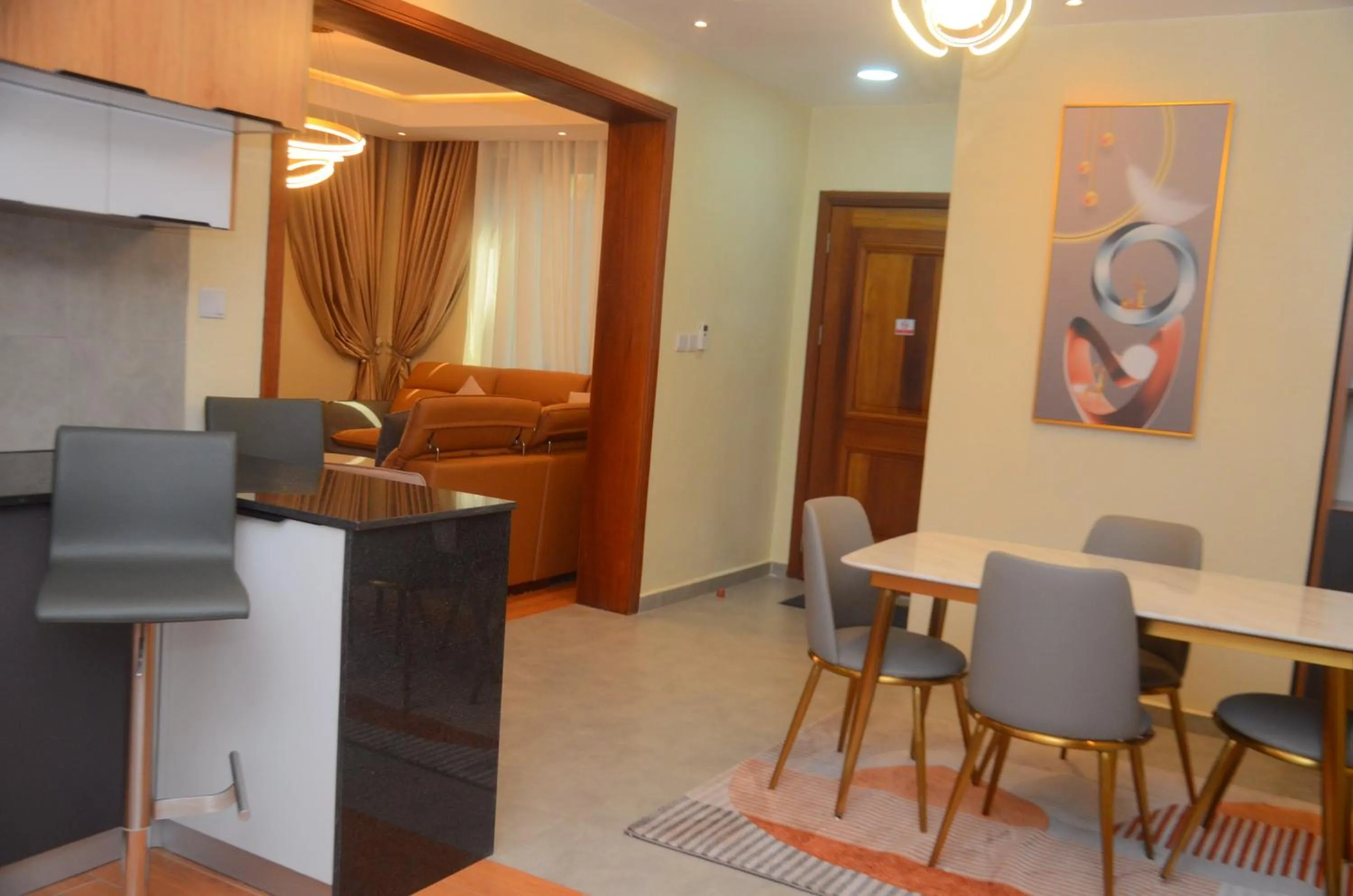 Seating area in Victory Villa Apartment hotel