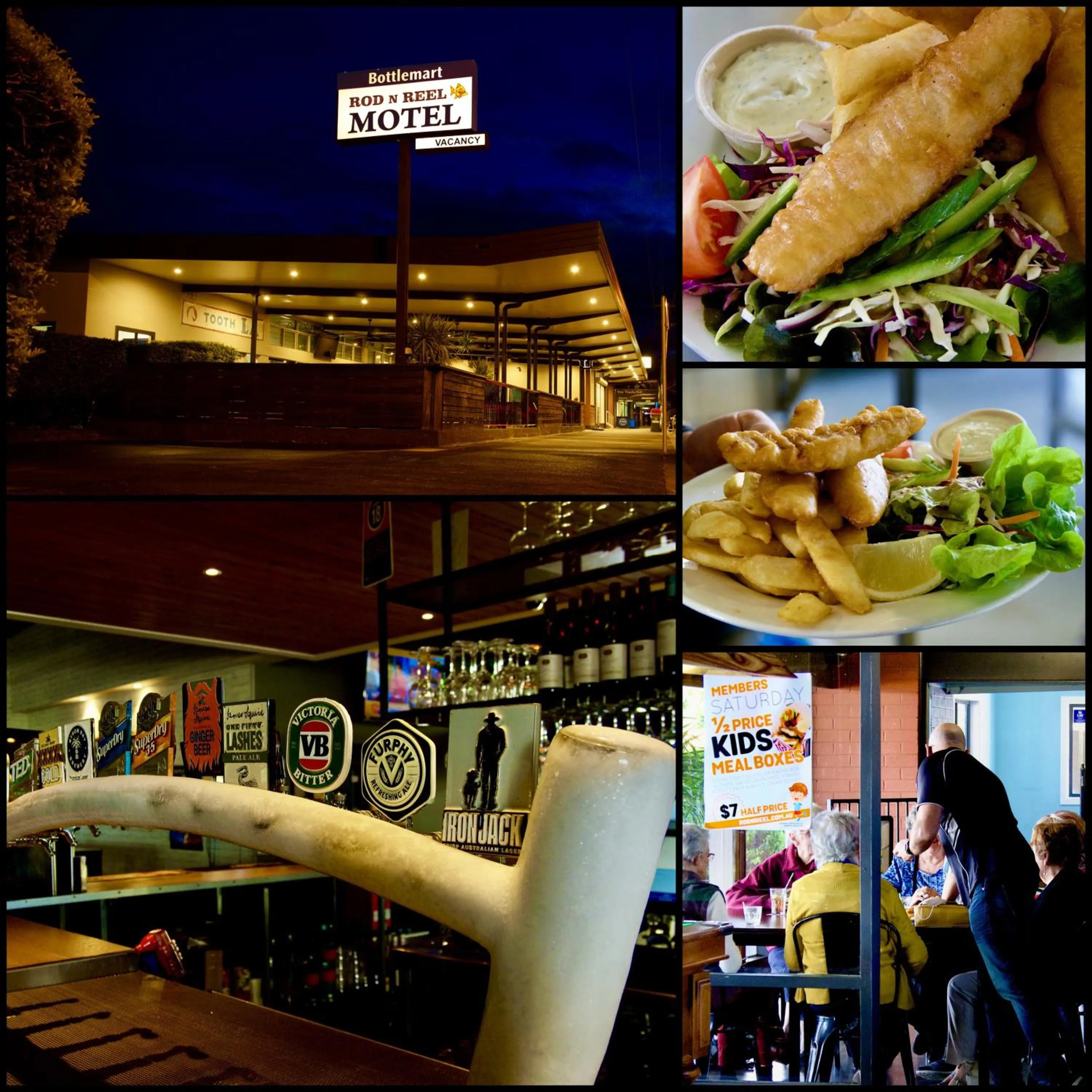 Restaurant/places to eat in Rod 'N' Reel Hotel Motel Woodburn