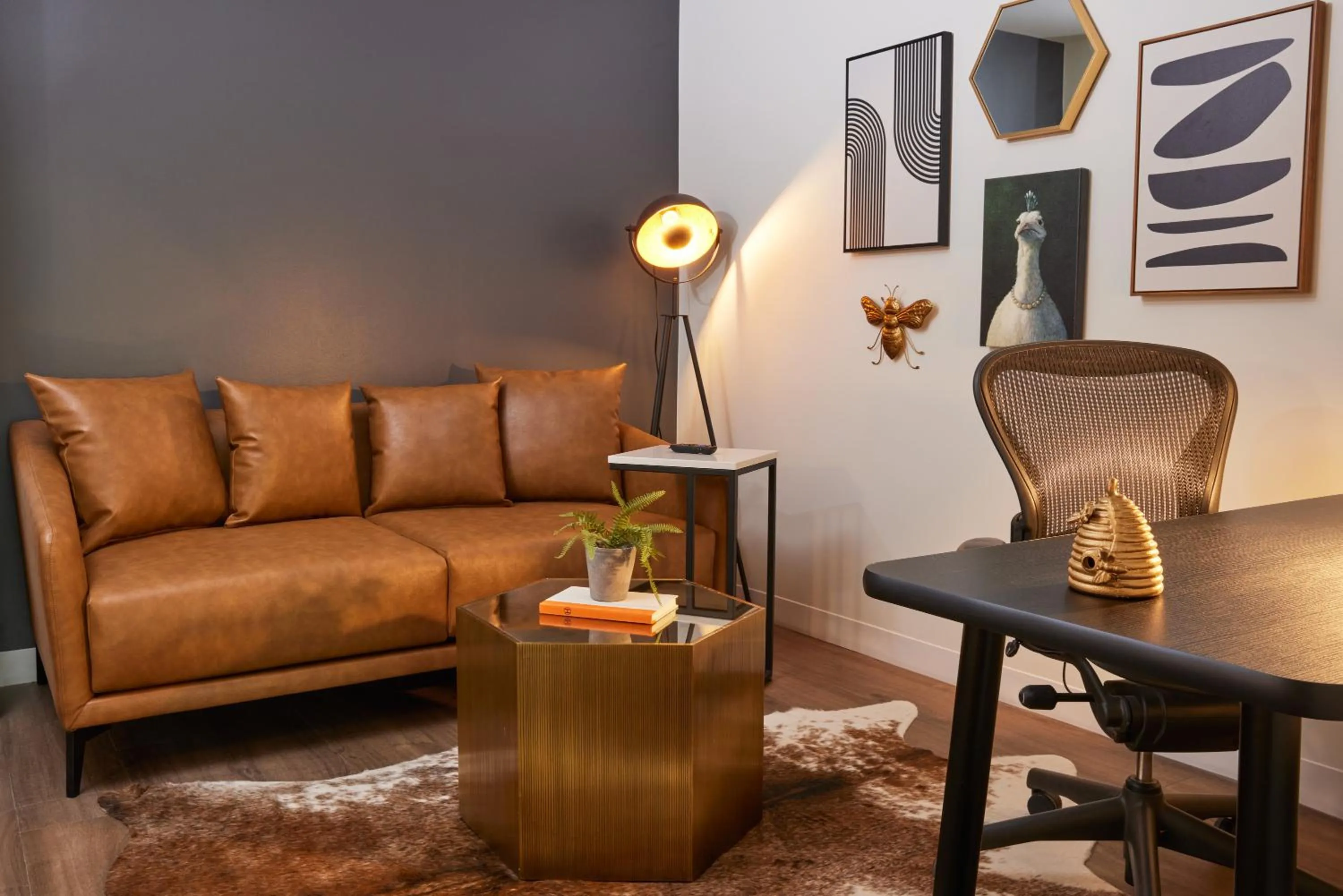 Seating area in Hive House