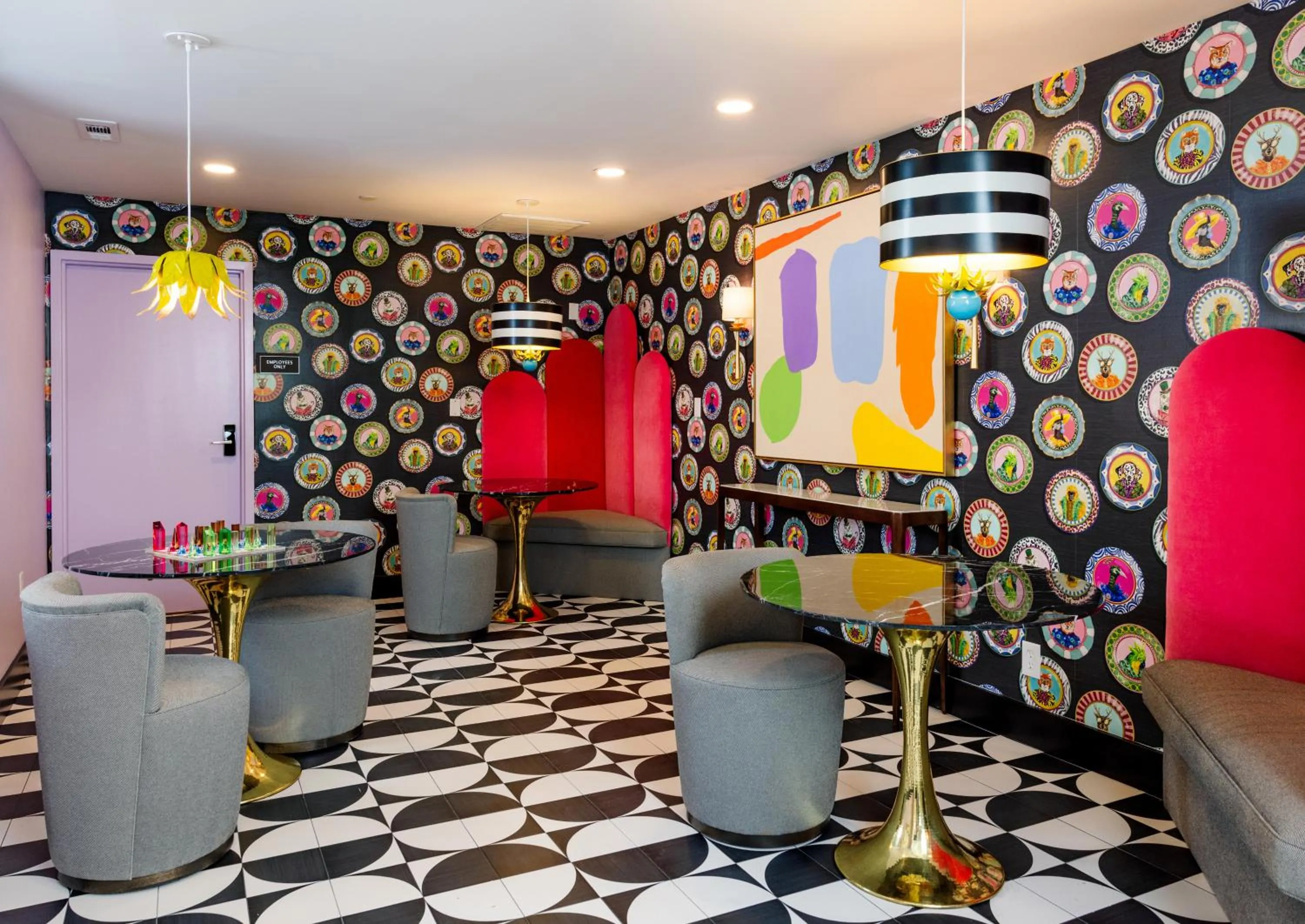 Seating area in Hive House