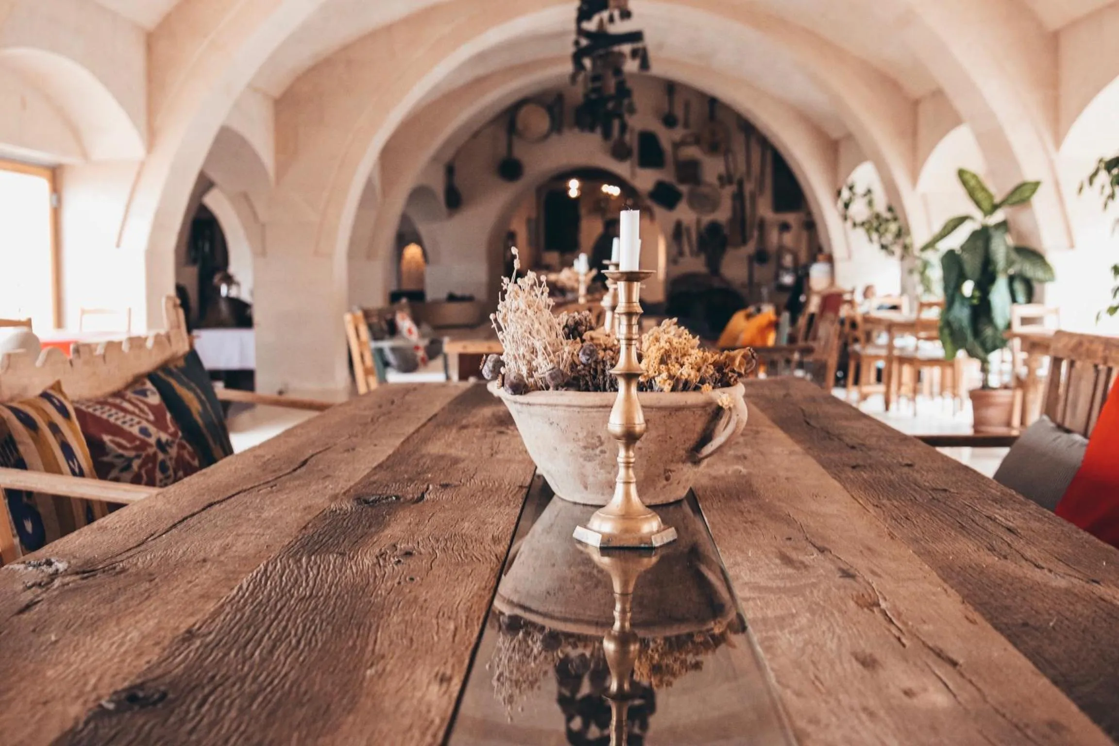 Living room in Kistar Cave Hotel