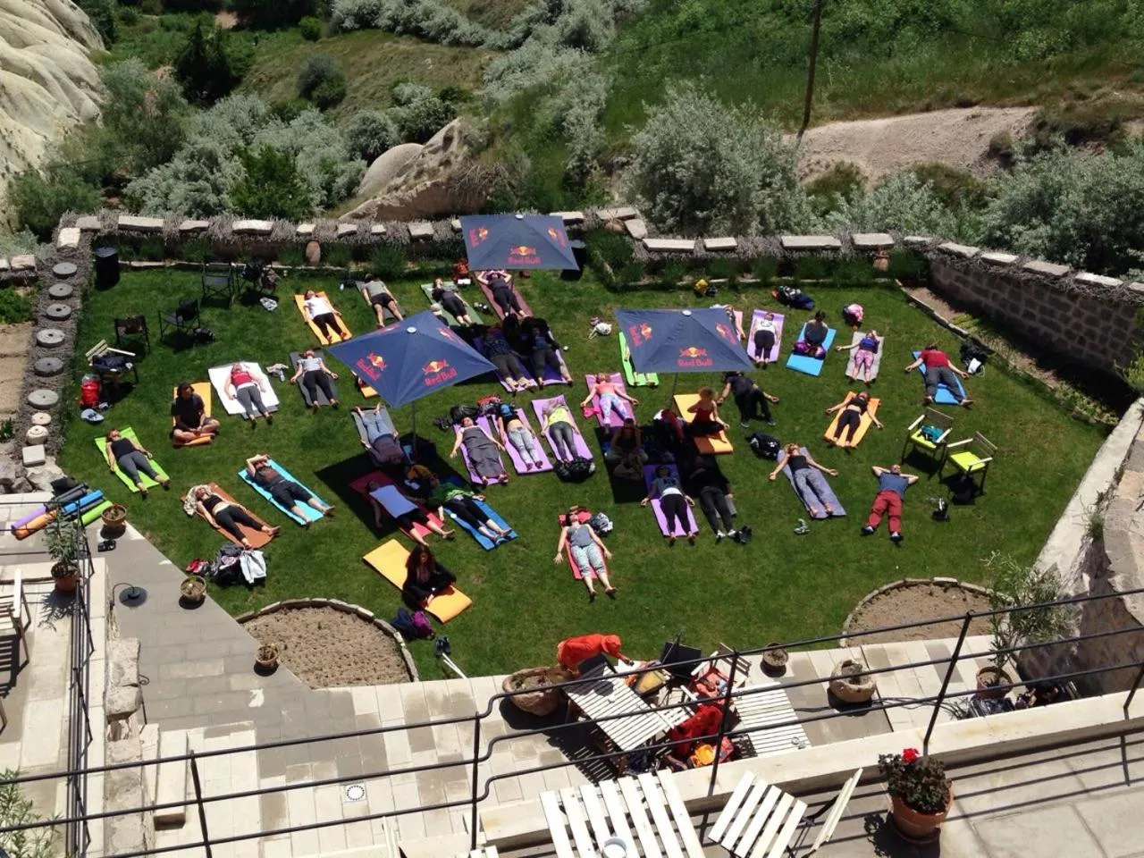 Garden in Kistar Cave Hotel
