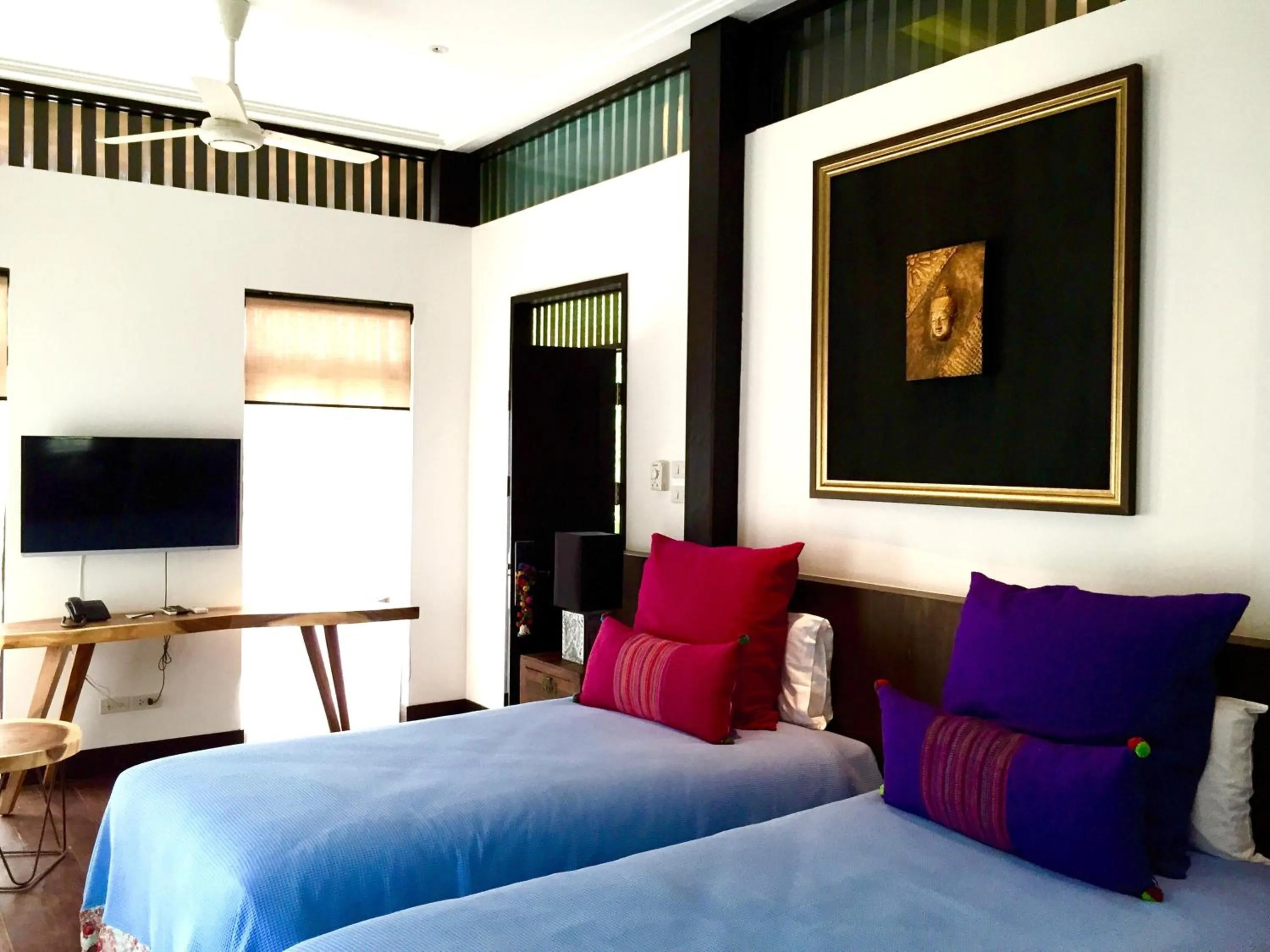 Bed in Baan Saen Fang Chiang Mai