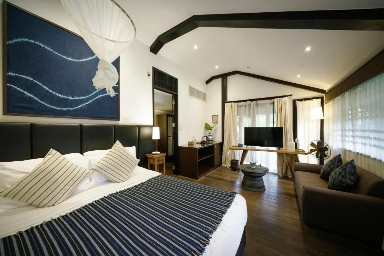 Bed in Baan Saen Fang Chiang Mai