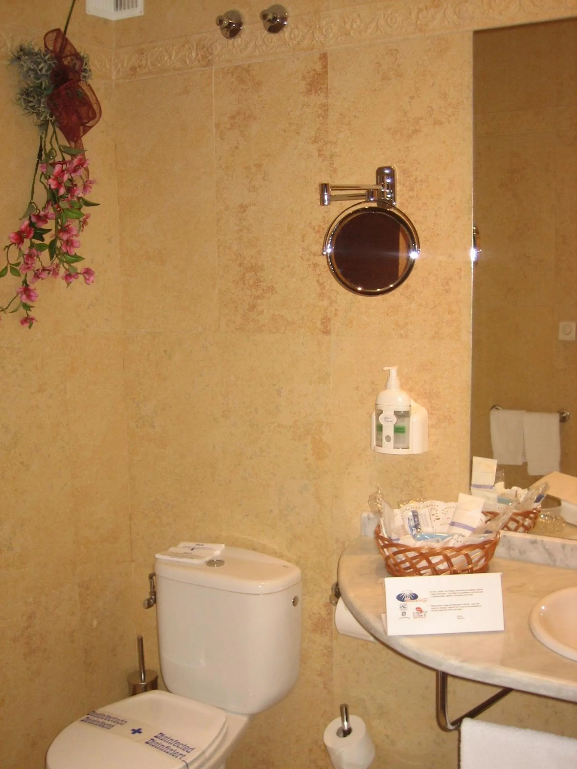 Toilet in Hotel Santiago