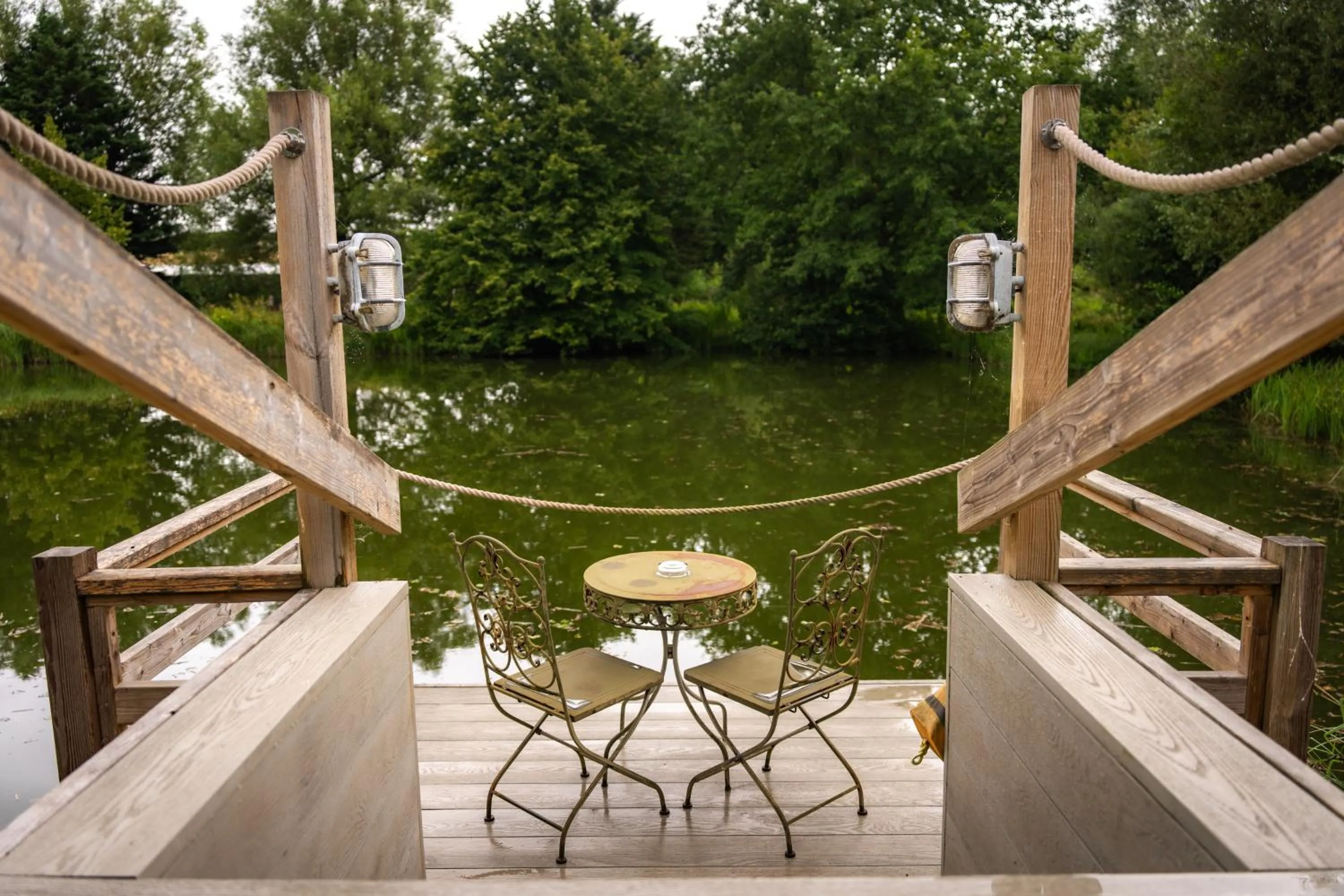 Lake view in Tewinbury Farm Hotel