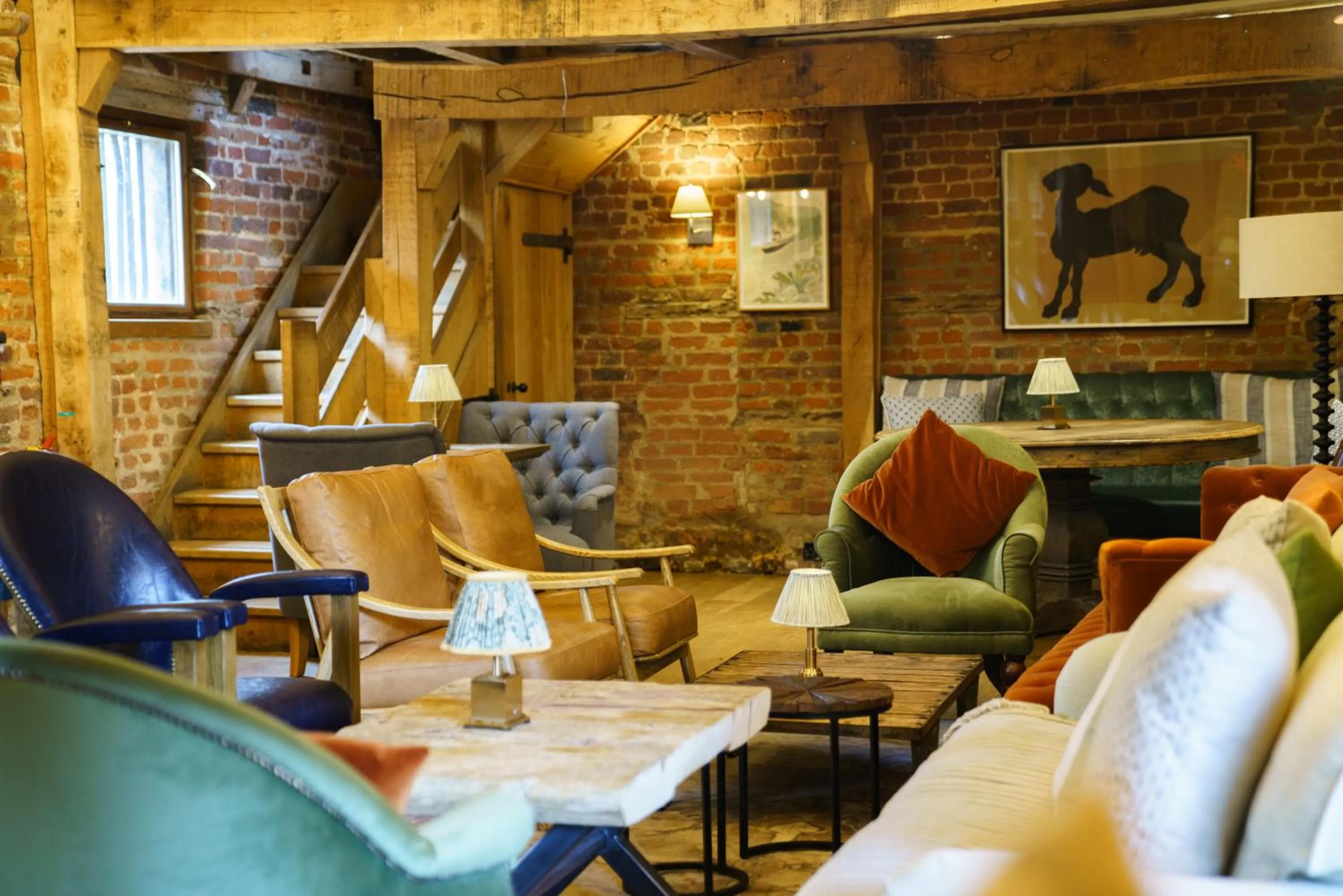 Seating area in Tewinbury Farm Hotel