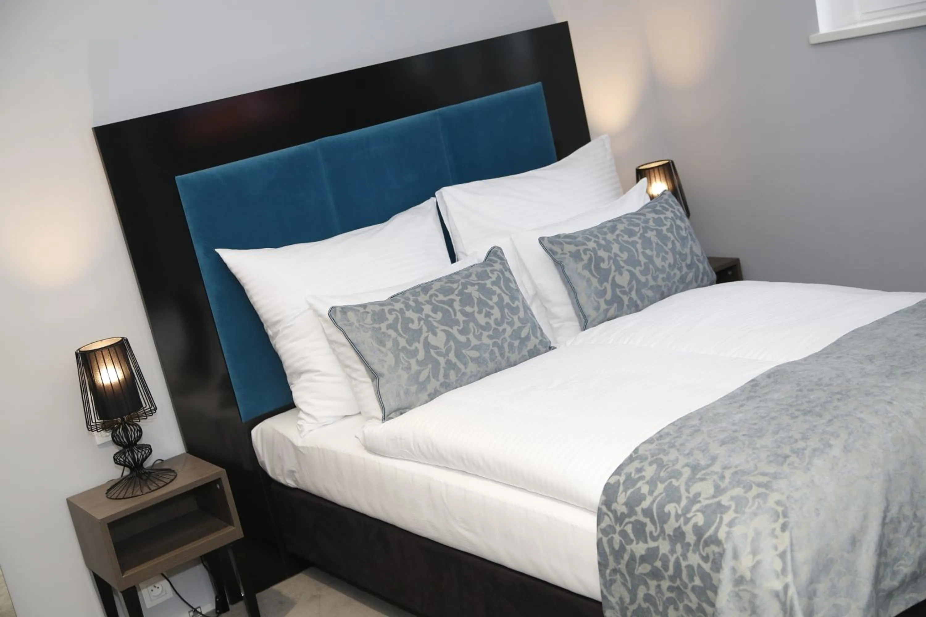 Bed in Hotel Chopin Bydgoszcz