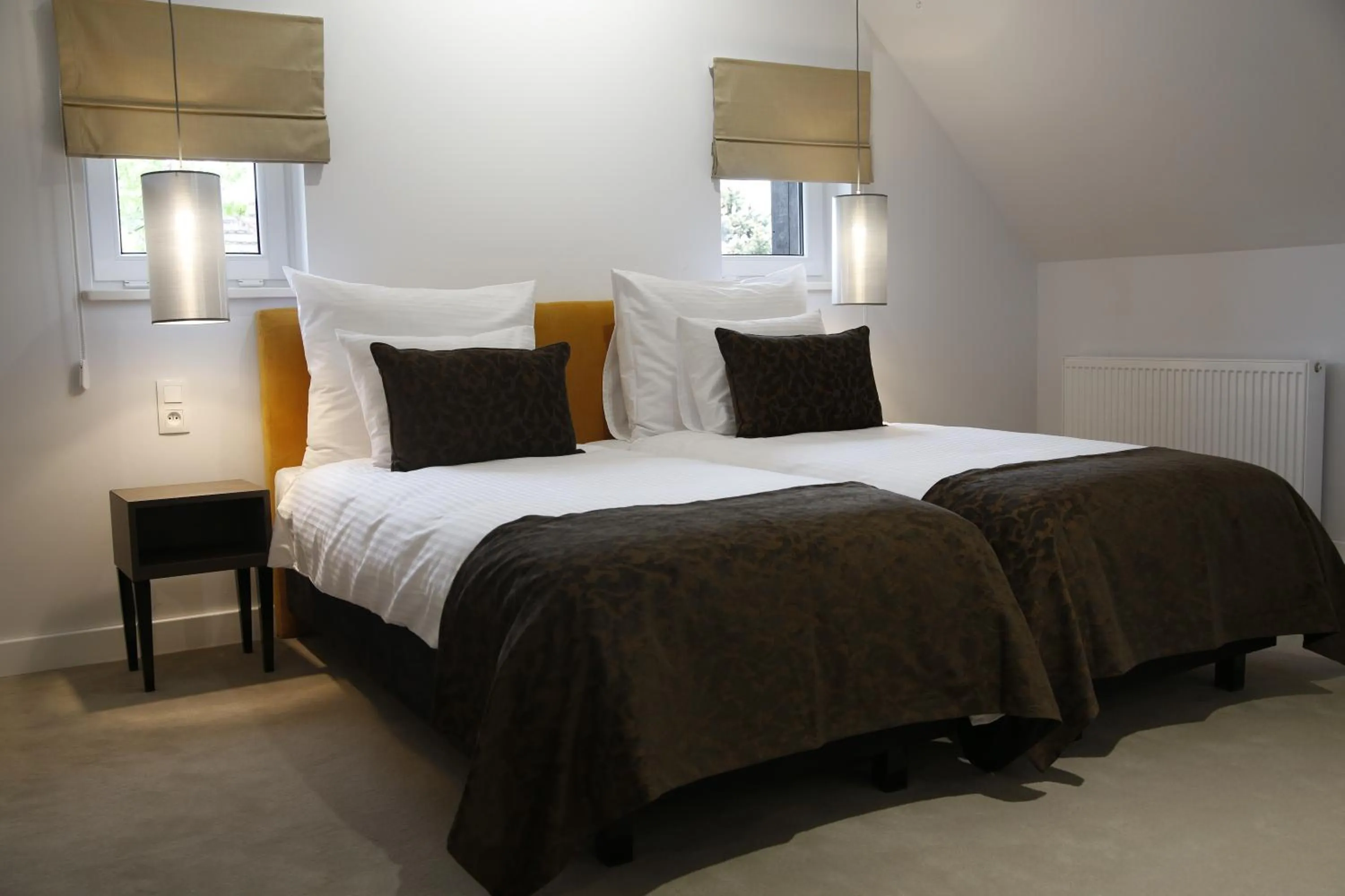 Bed in Hotel Chopin Bydgoszcz