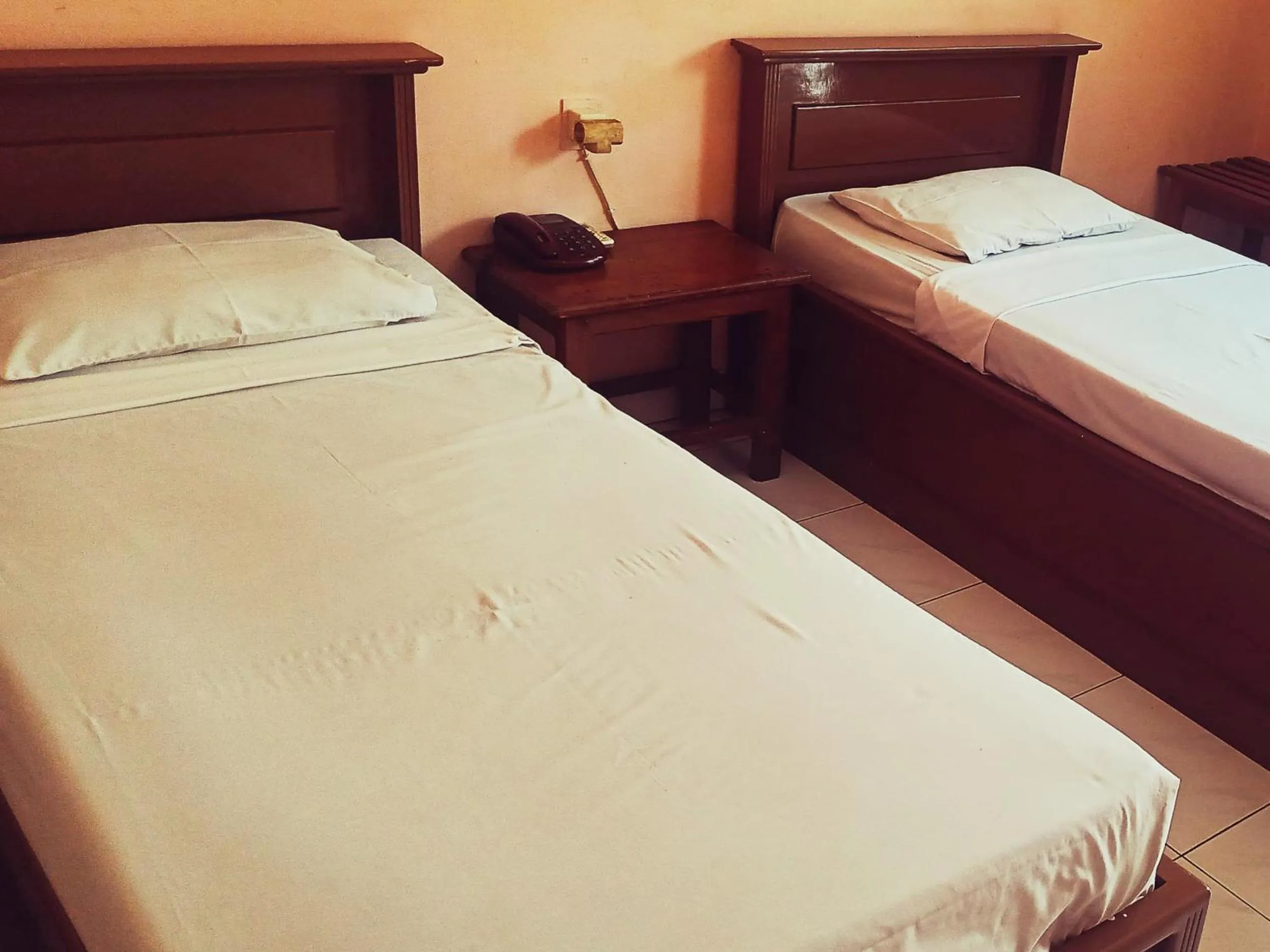 Bed in Hotel Wijaya Purwokerto