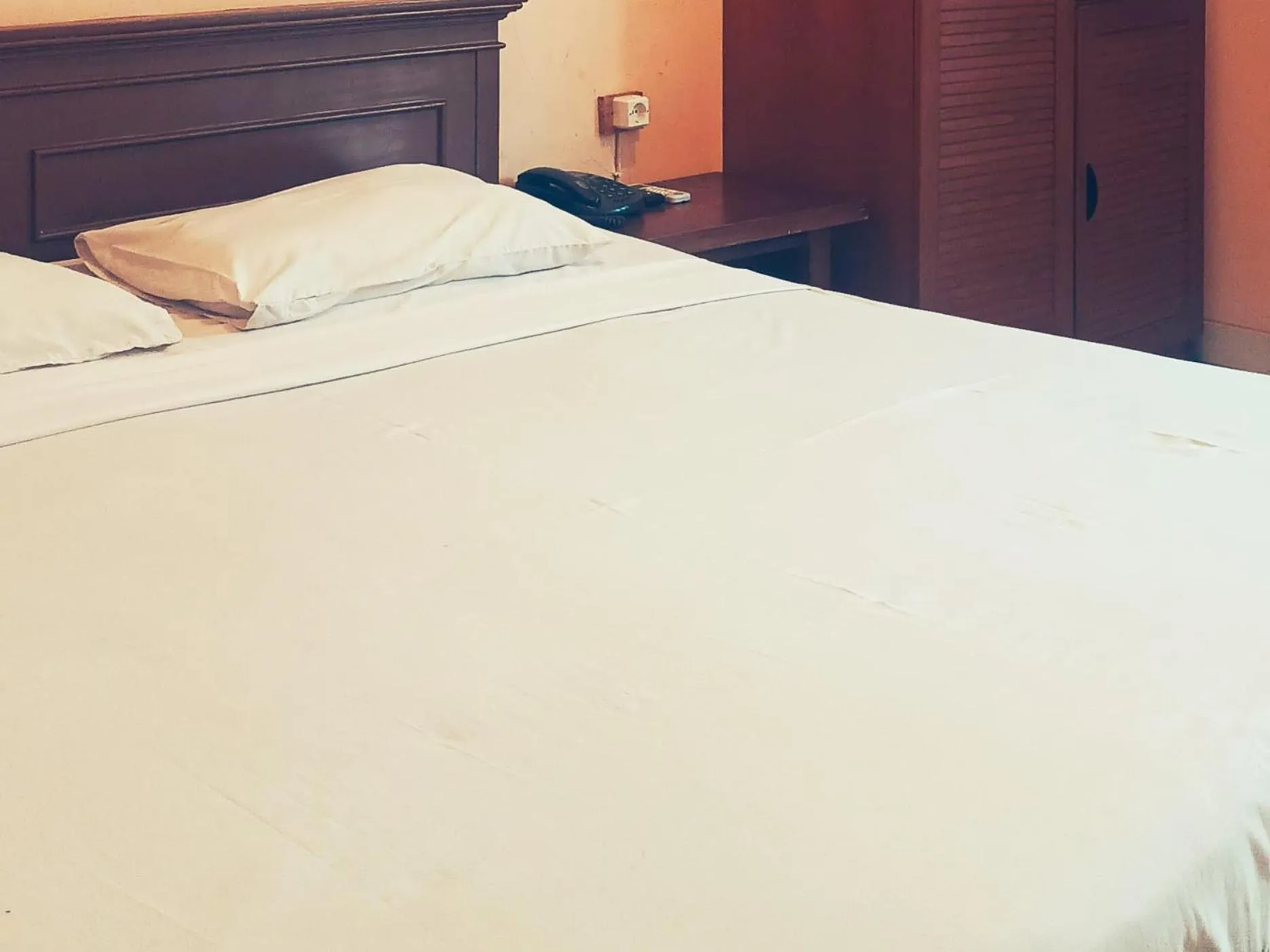 Bed in Hotel Wijaya Purwokerto