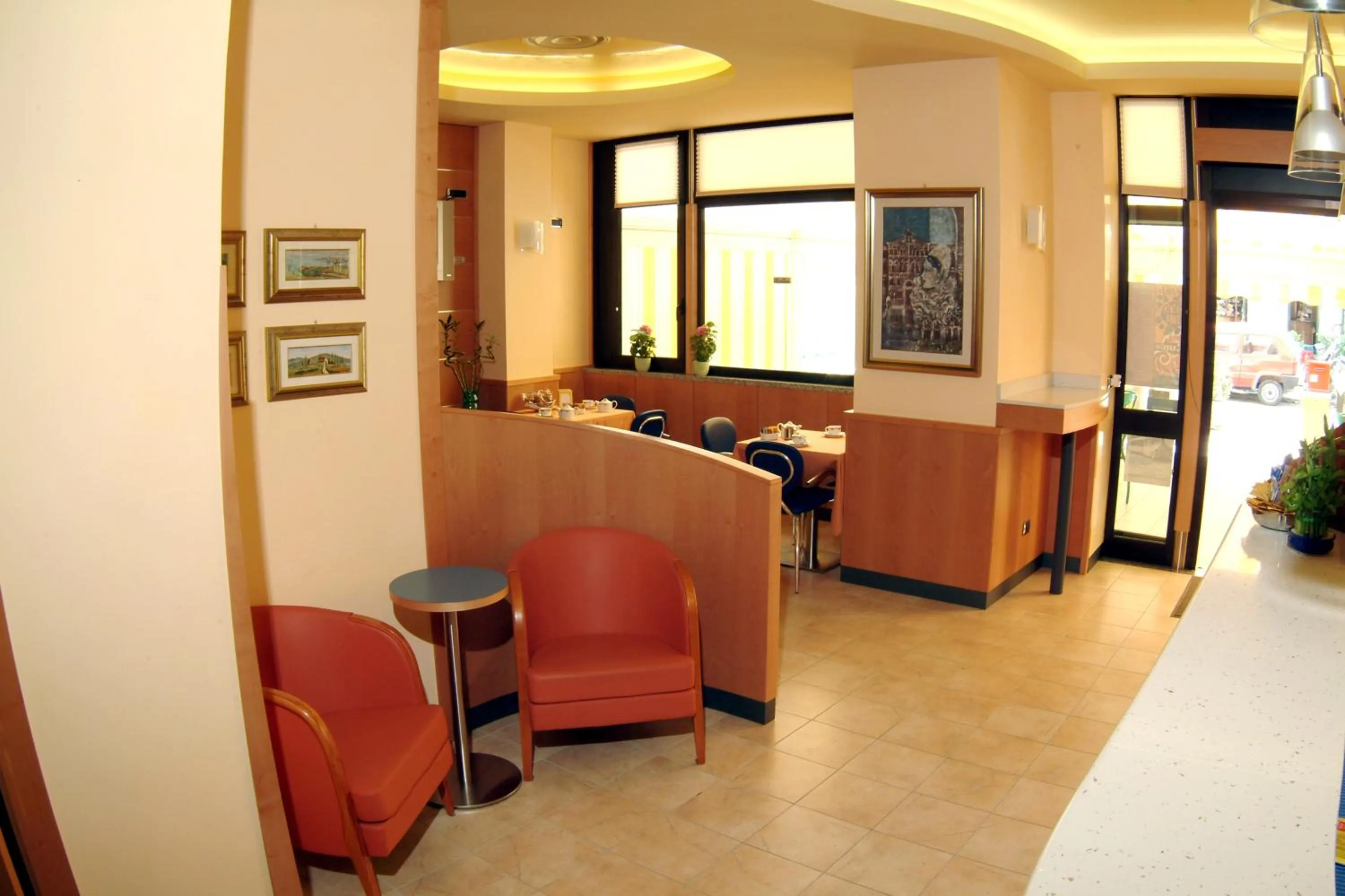 Communal lounge/ TV room in Hotel Nettuno