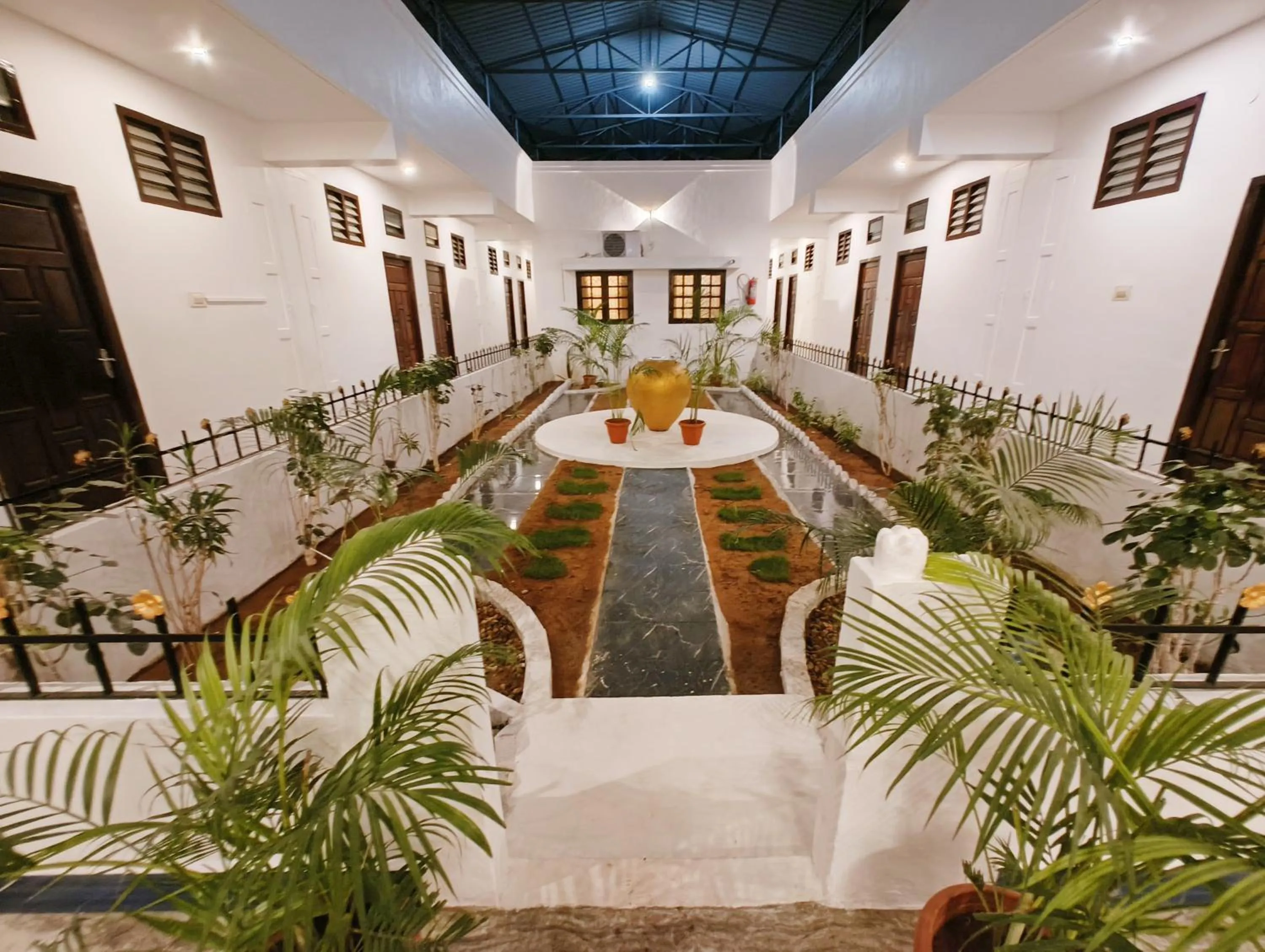 Inner courtyard view in Hare Rama Hare Krishna - EESHA Hotel