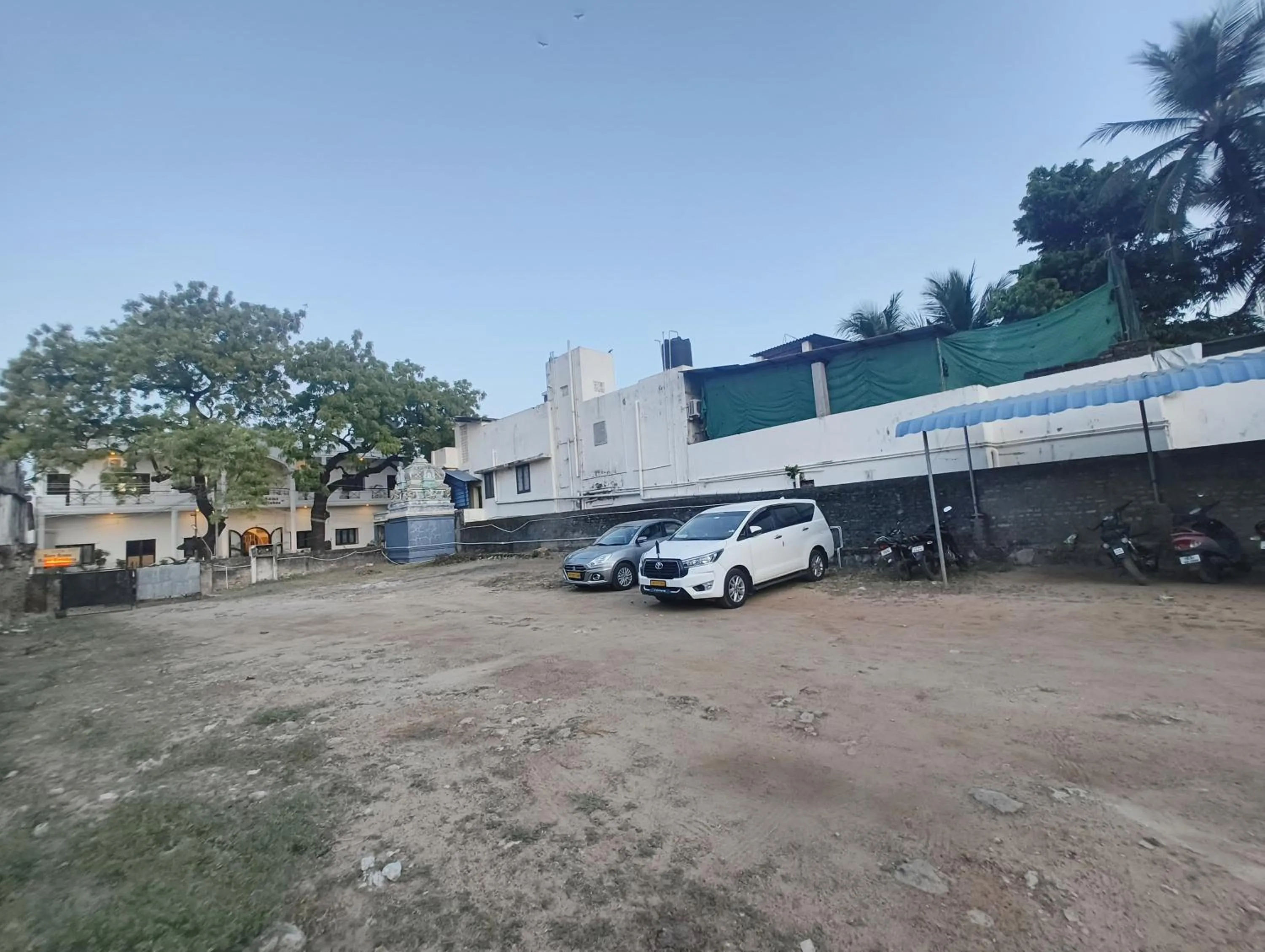 Parking in Hare Rama Hare Krishna - EESHA Hotel