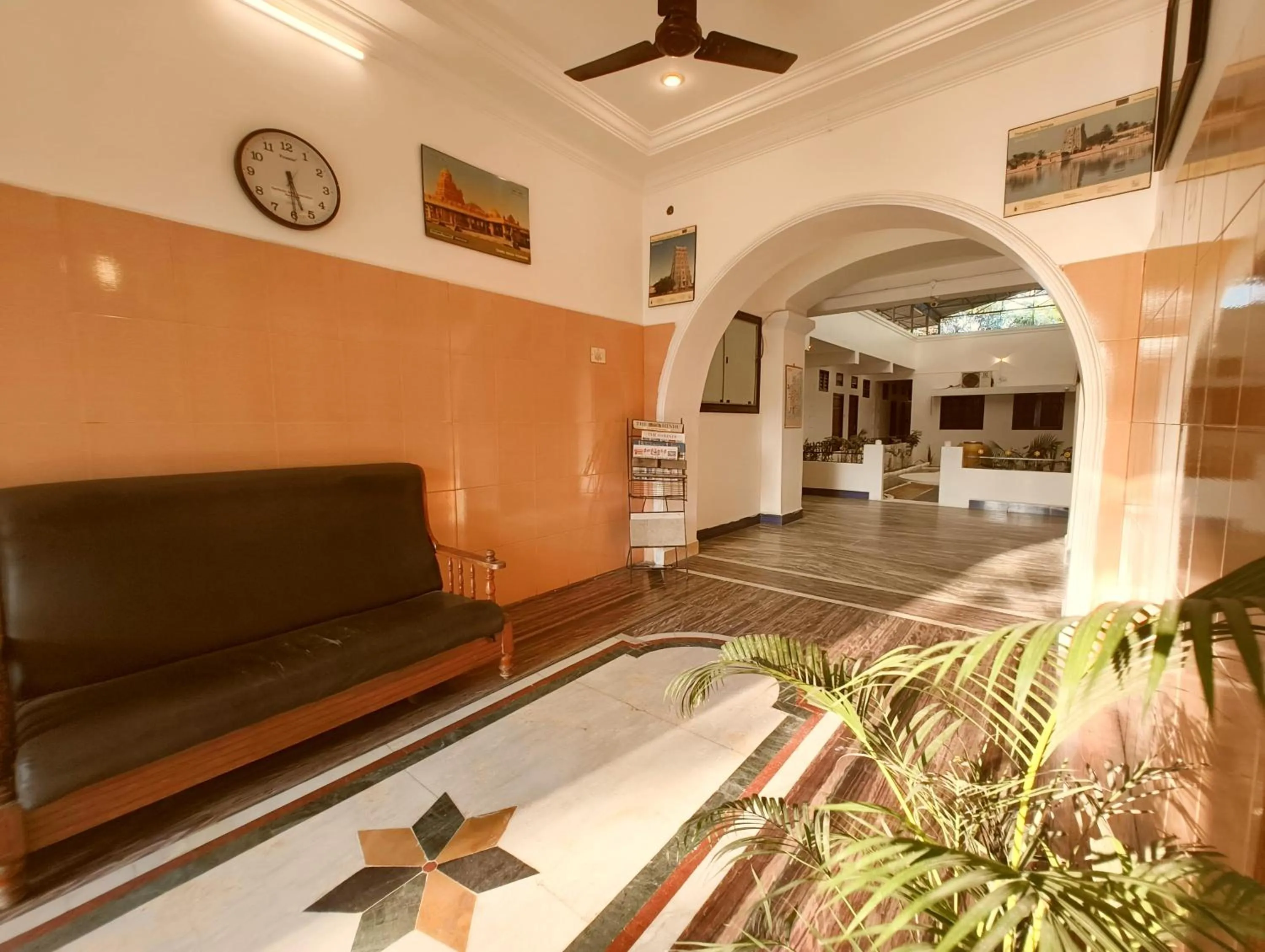 Lobby or reception in Hare Rama Hare Krishna - EESHA Hotel
