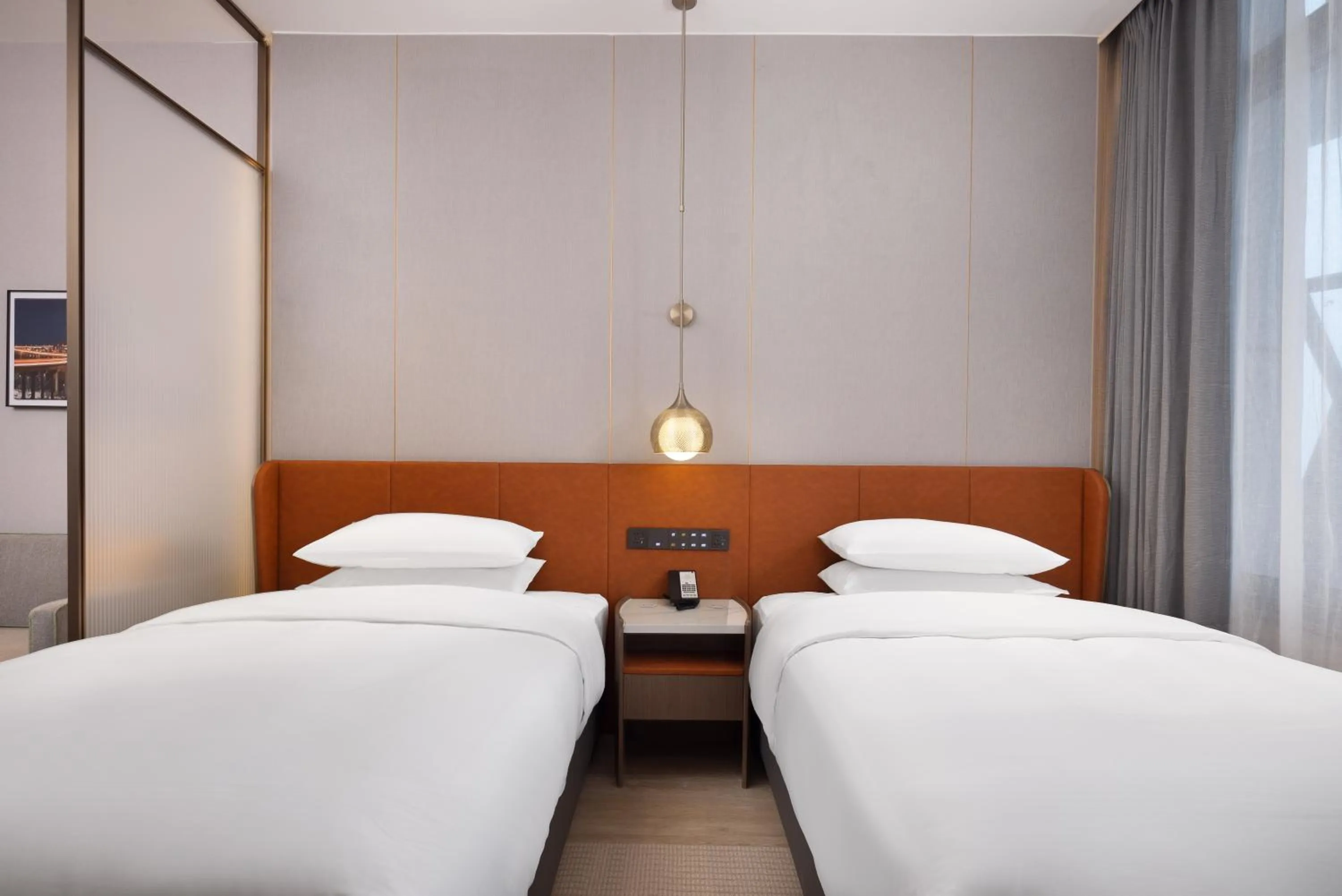 Bedroom, Bed in Home2 Suite by Hilton Ningbo Yinzhou