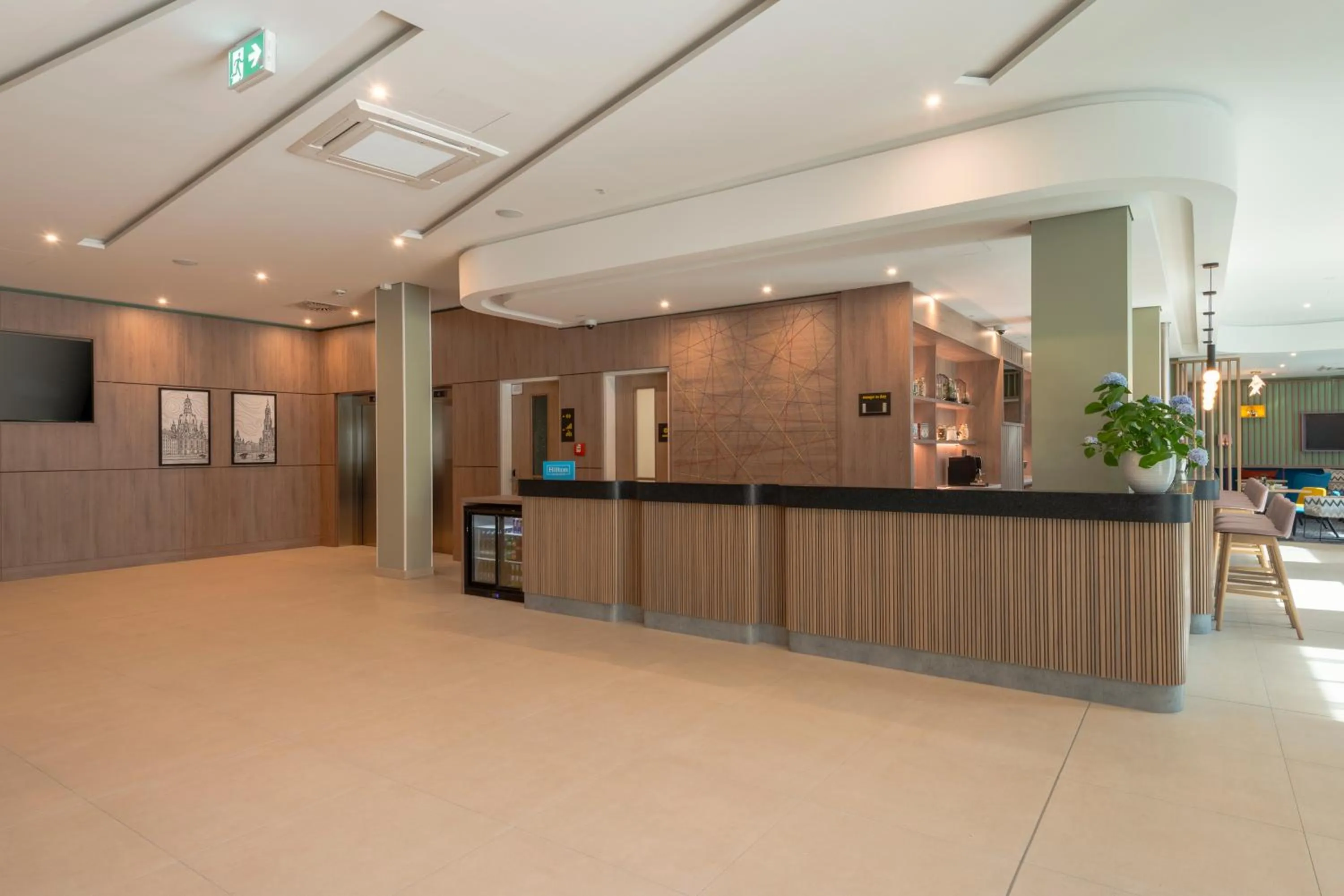 Lobby or reception in Hampton By Hilton Dresden City Centre
