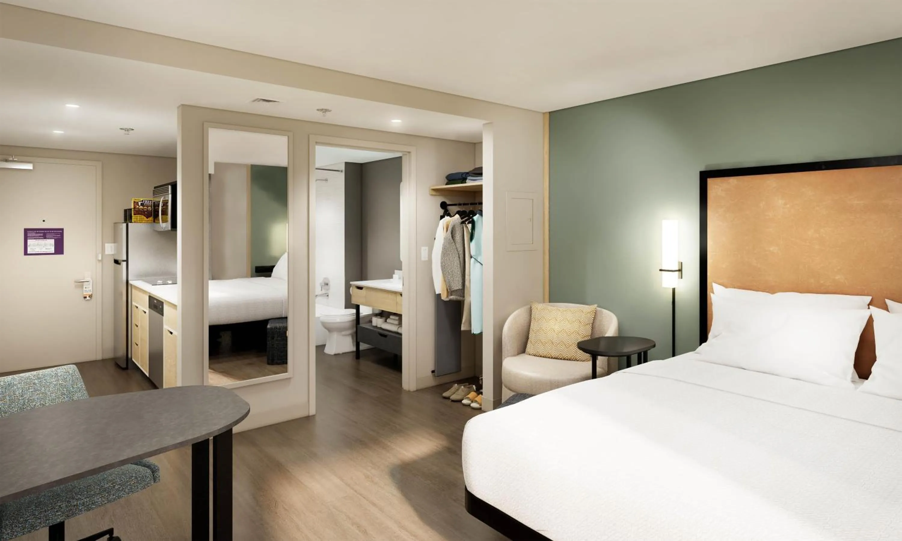 Bed in LivSmart Studios By Hilton Kokomo