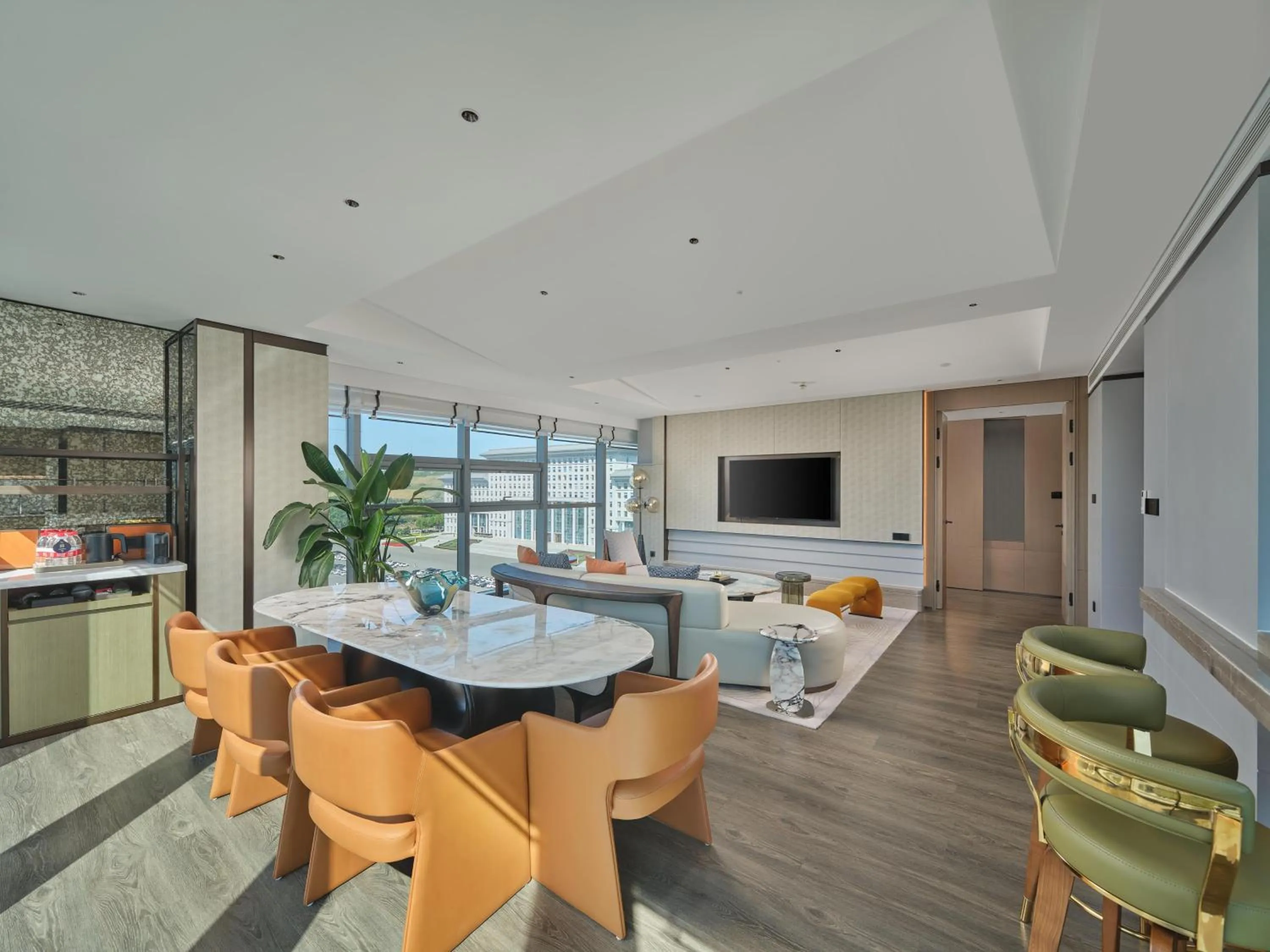 Living room in Doubletree By Hilton Yanji