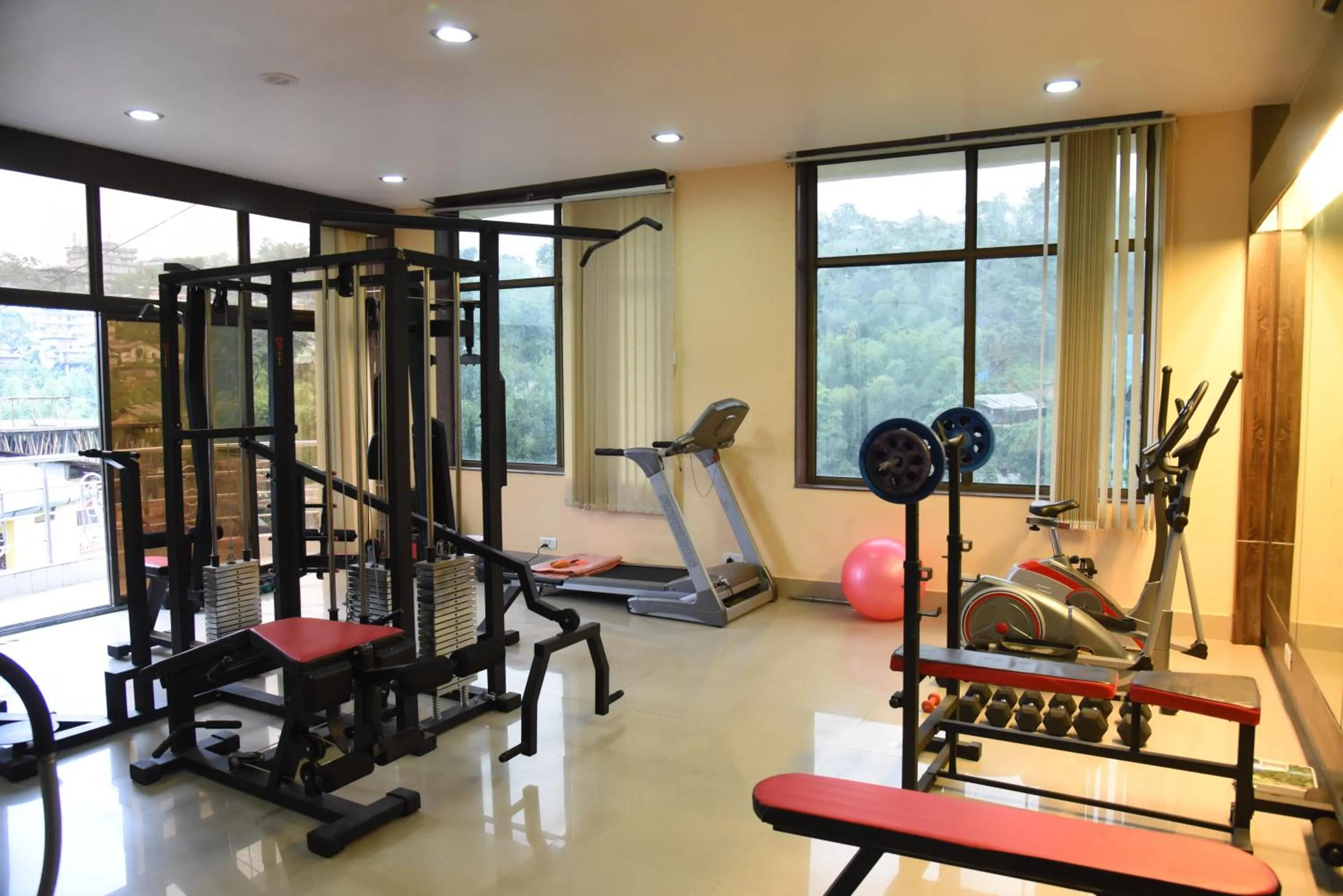 Fitness centre/facilities in Hotel Pybss