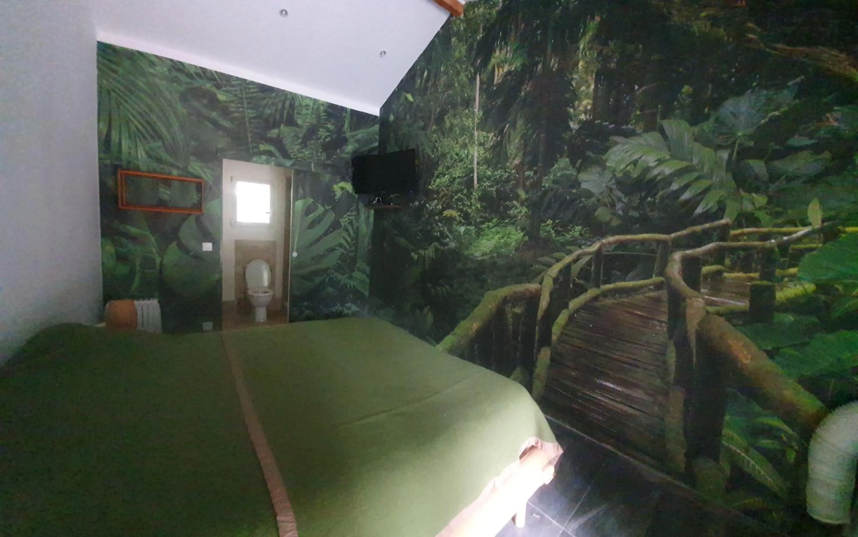 Photo of the whole room, Bed in Le Donjon des Combes et son Spa