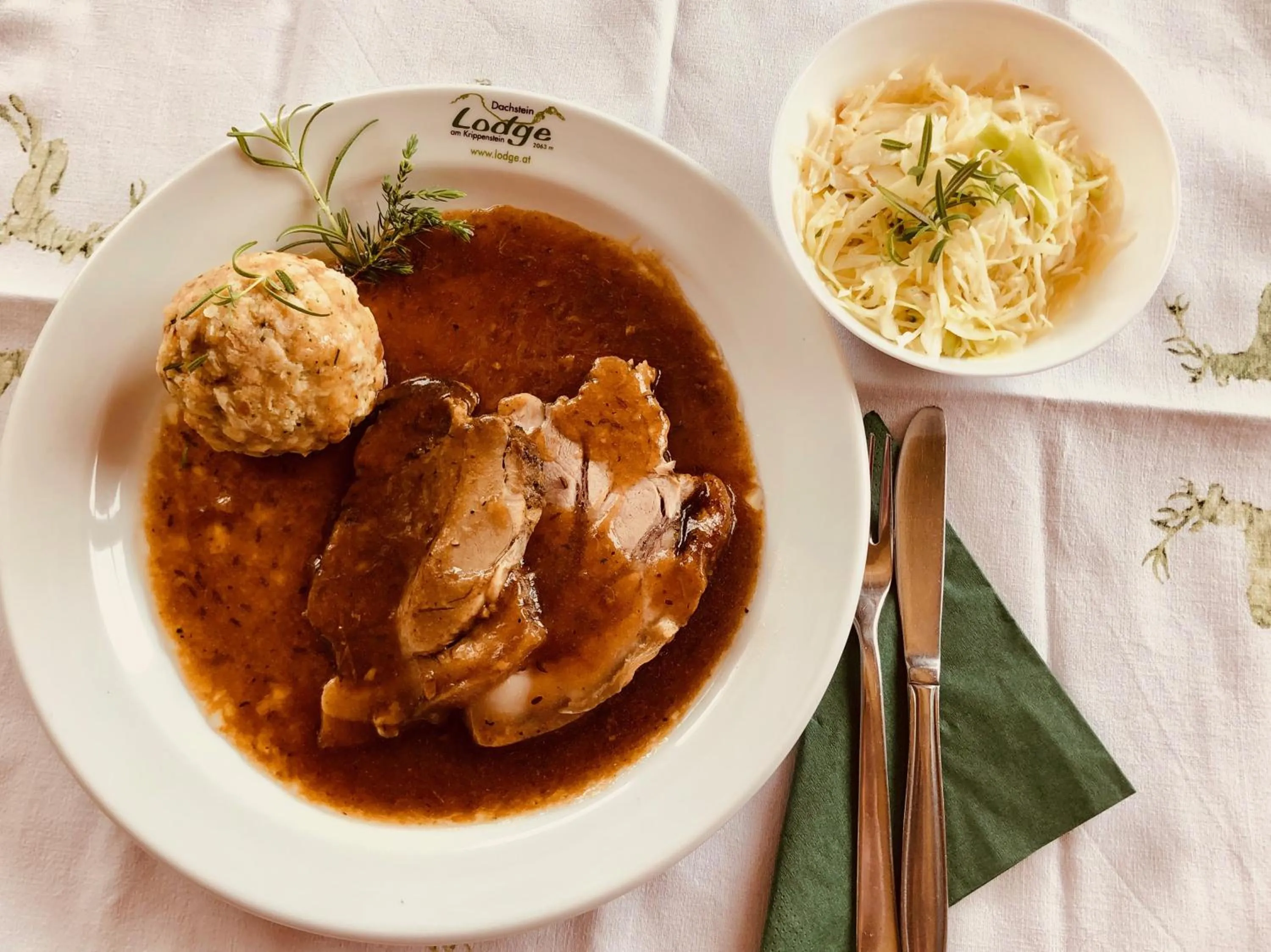 Food in Lodge am Krippenstein